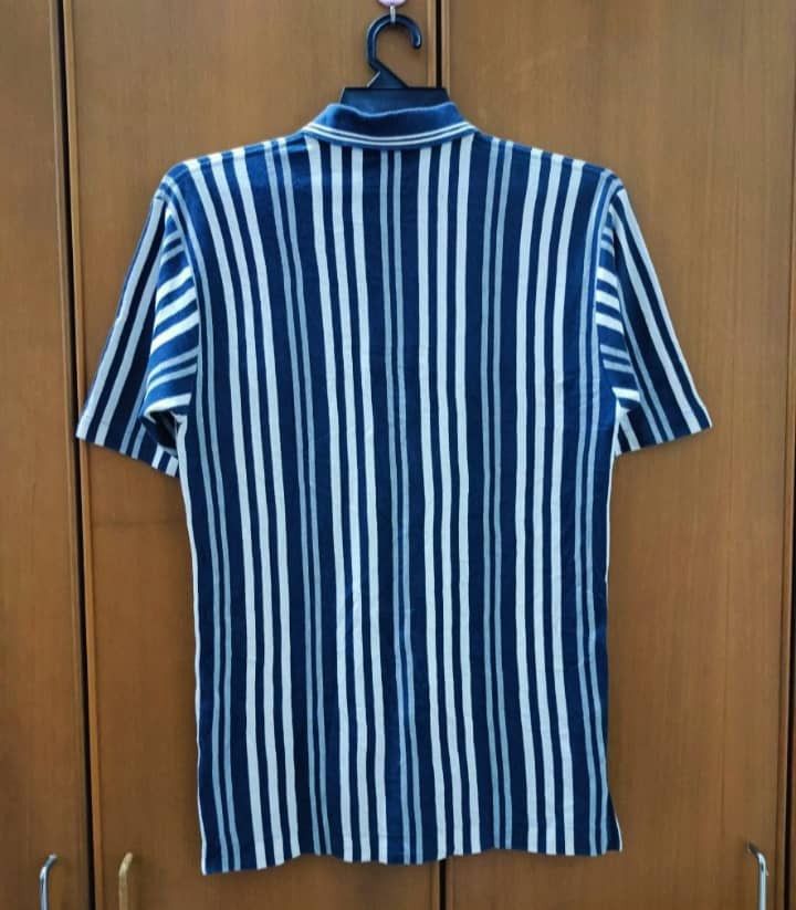 Burberry Vintage Burberry Polo Stripe T-shirt Size US M / EU 48-50 / 2 - 2 Thumbnail