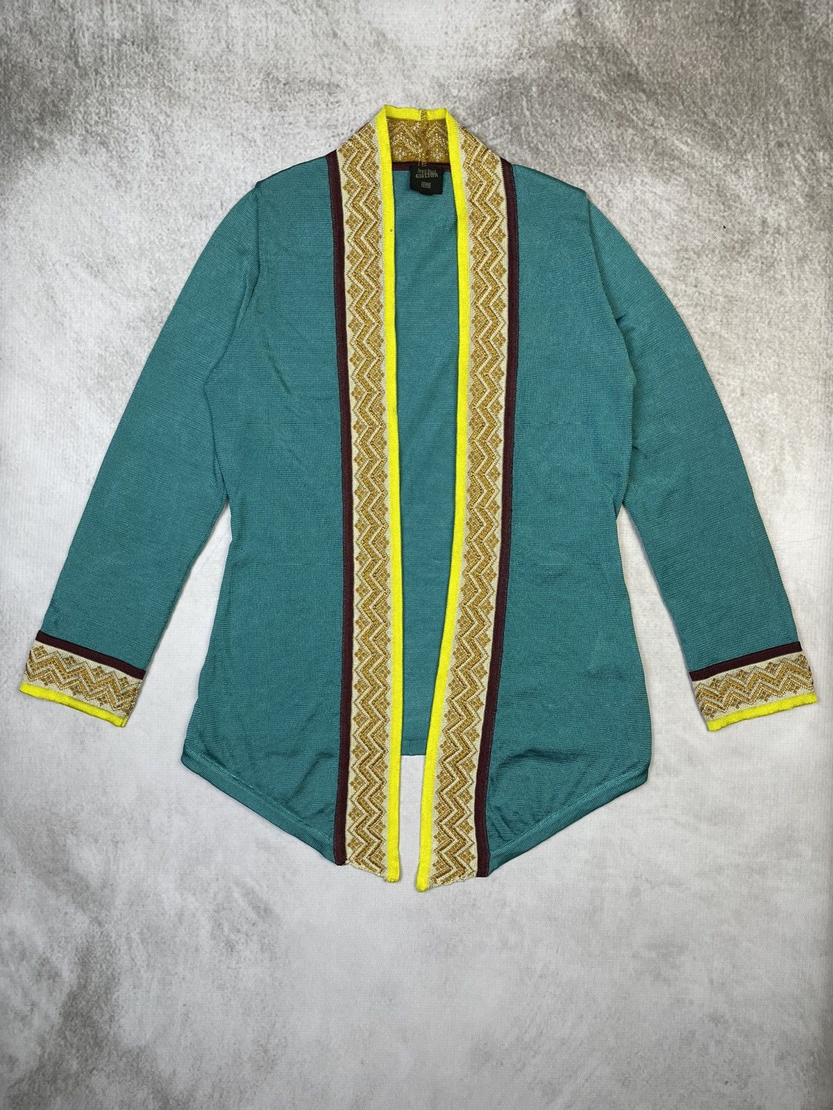 Jean Paul Gaultier SS97 Jean Paul Gaultier Knit Open Front Cardigan Size M / US 6-8 / IT 42-44 - 9 Thumbnail