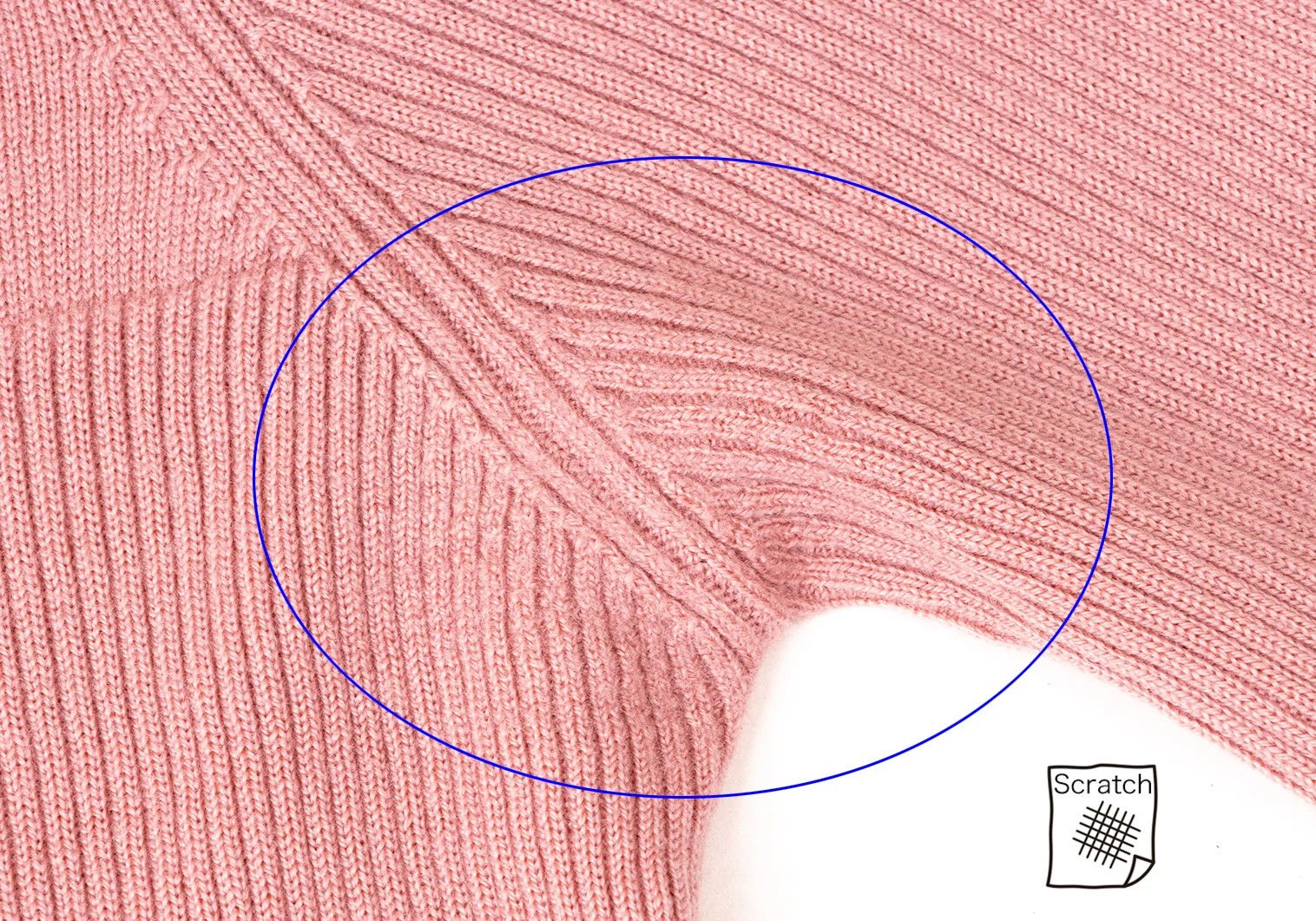 Jean Paul Gaultier Wool Ribbed Turtle Neck Knit Sweater in Pink, Size 48 Size US M / EU 48-50 / 2 - 3 Thumbnail