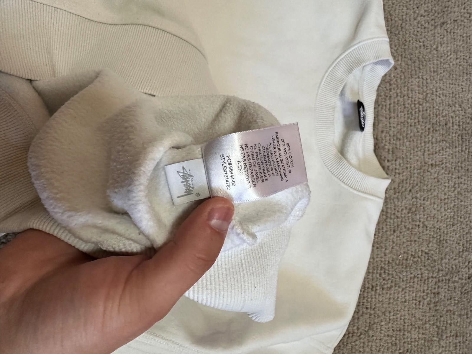 Stussy Stussy Basic Sweatshirt Big Logo Sz L Size US L / EU 52-54 / 3 - 8 Thumbnail