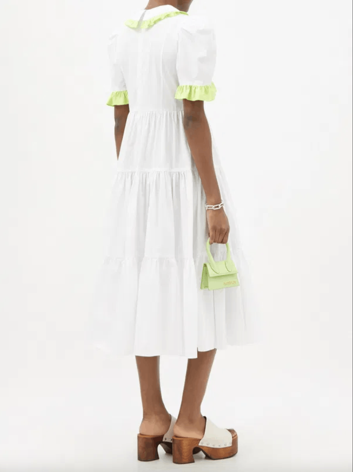Batsheva Batsheva Lucy ruffled cotton dress. Size M / US 6-8 / IT 42-44 - 3 Thumbnail