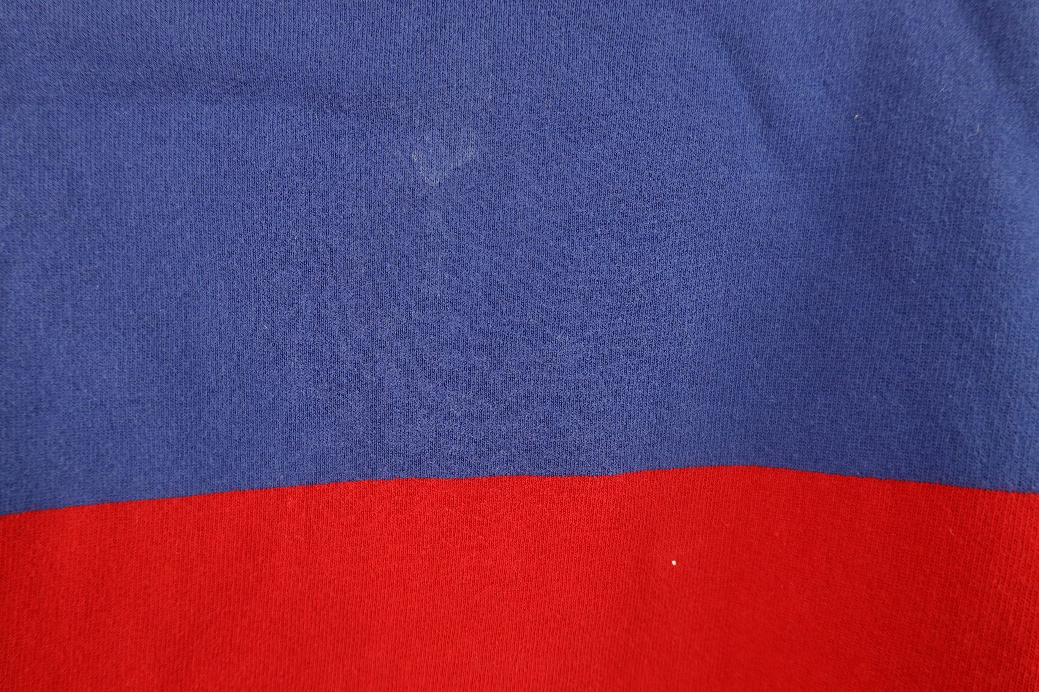 Polo Ralph Lauren Vintage 90s Ralph Lauren Striped 1/4 Half Zip Sweatshirt Size US M / EU 48-50 / 2 - 12 Thumbnail