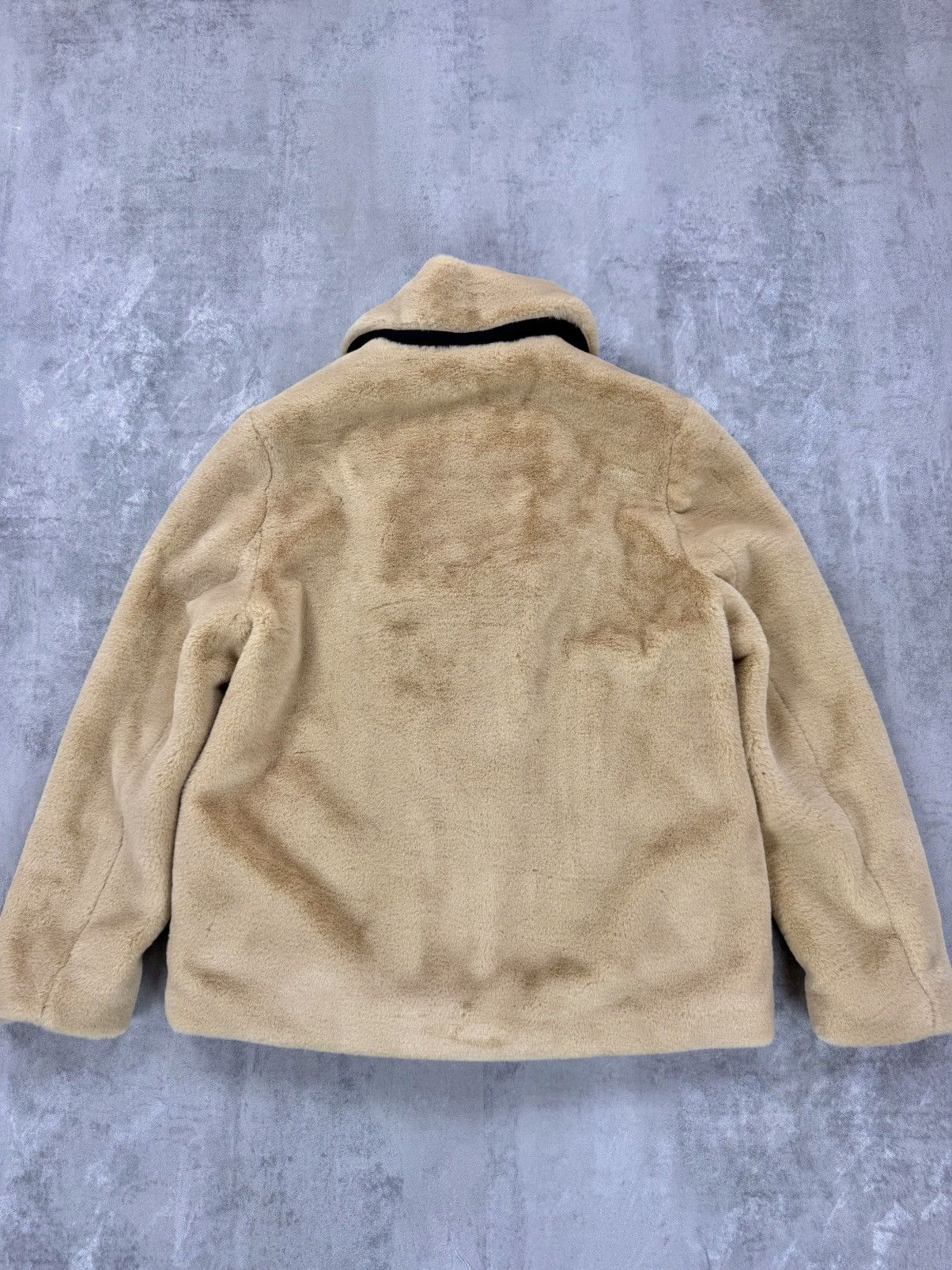 Zadig & Voltaire ZADIG & VOLTAIRE Teddy Soft Jacket Beige Faux Fur Womens Size S / US 4 / IT 40 - 10 Thumbnail