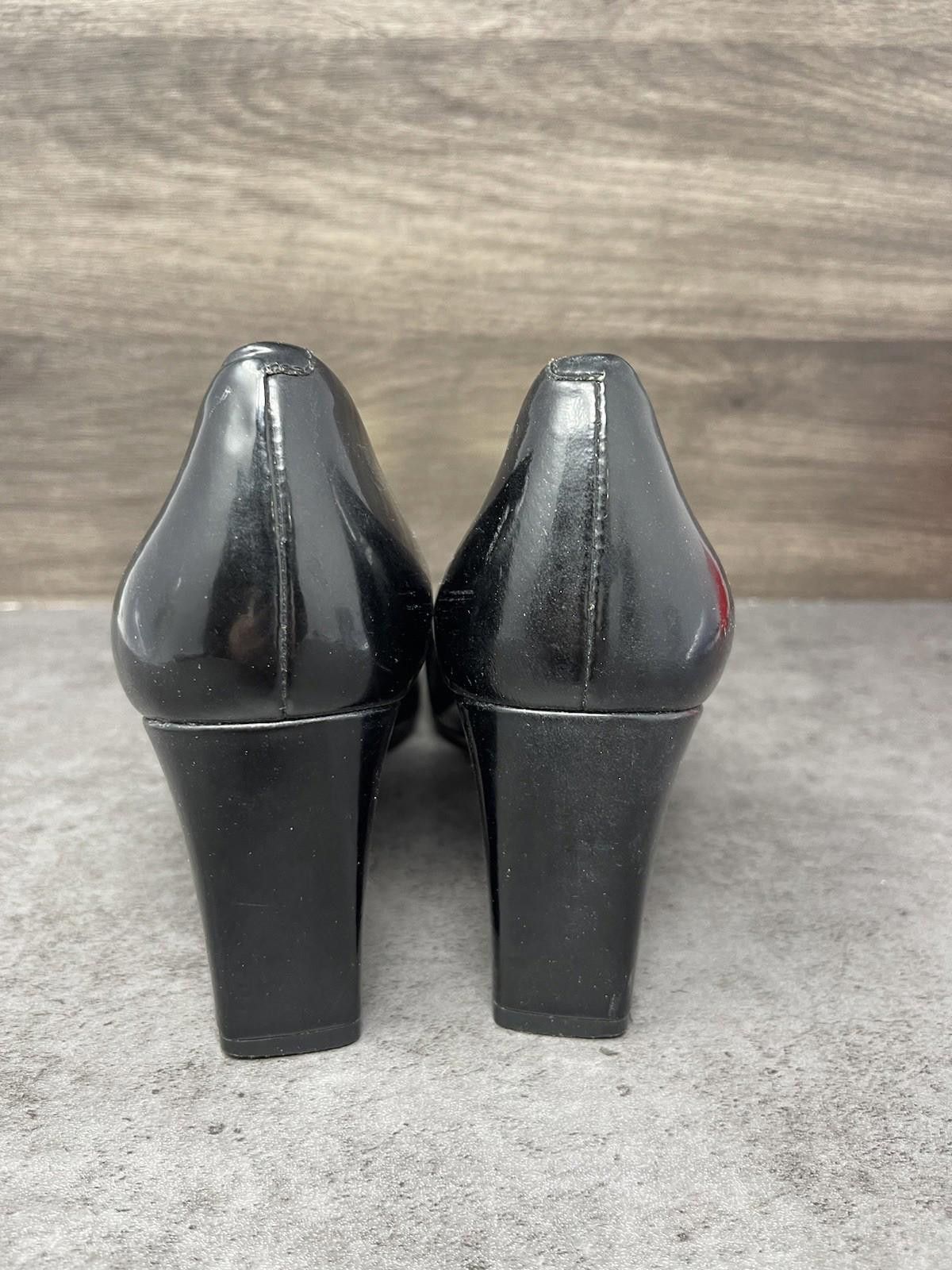 Other Tory Burch Raleigh Block Heel Pumps Womens Size 8 Patent Size US 8 / IT 38 - 6 Thumbnail
