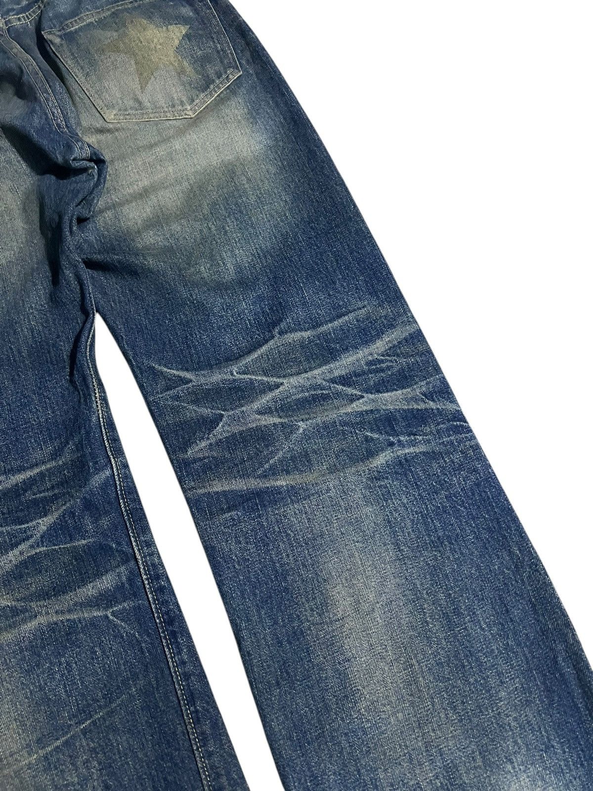 Sugar Cane VINTAGE SUGAR CANES LOT 901 DISTRESS SELVEDGE JEANS Size US 31 - 11 Thumbnail