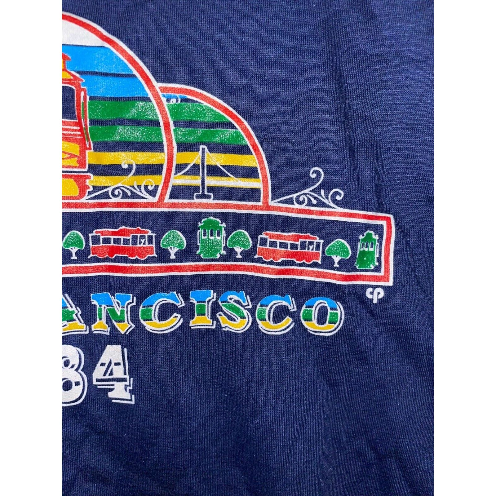 Vintage Vintage San Francisco Shirt Collegiate Pacific Tee 1984 M Size US M / EU 48-50 / 2 - 6 Thumbnail