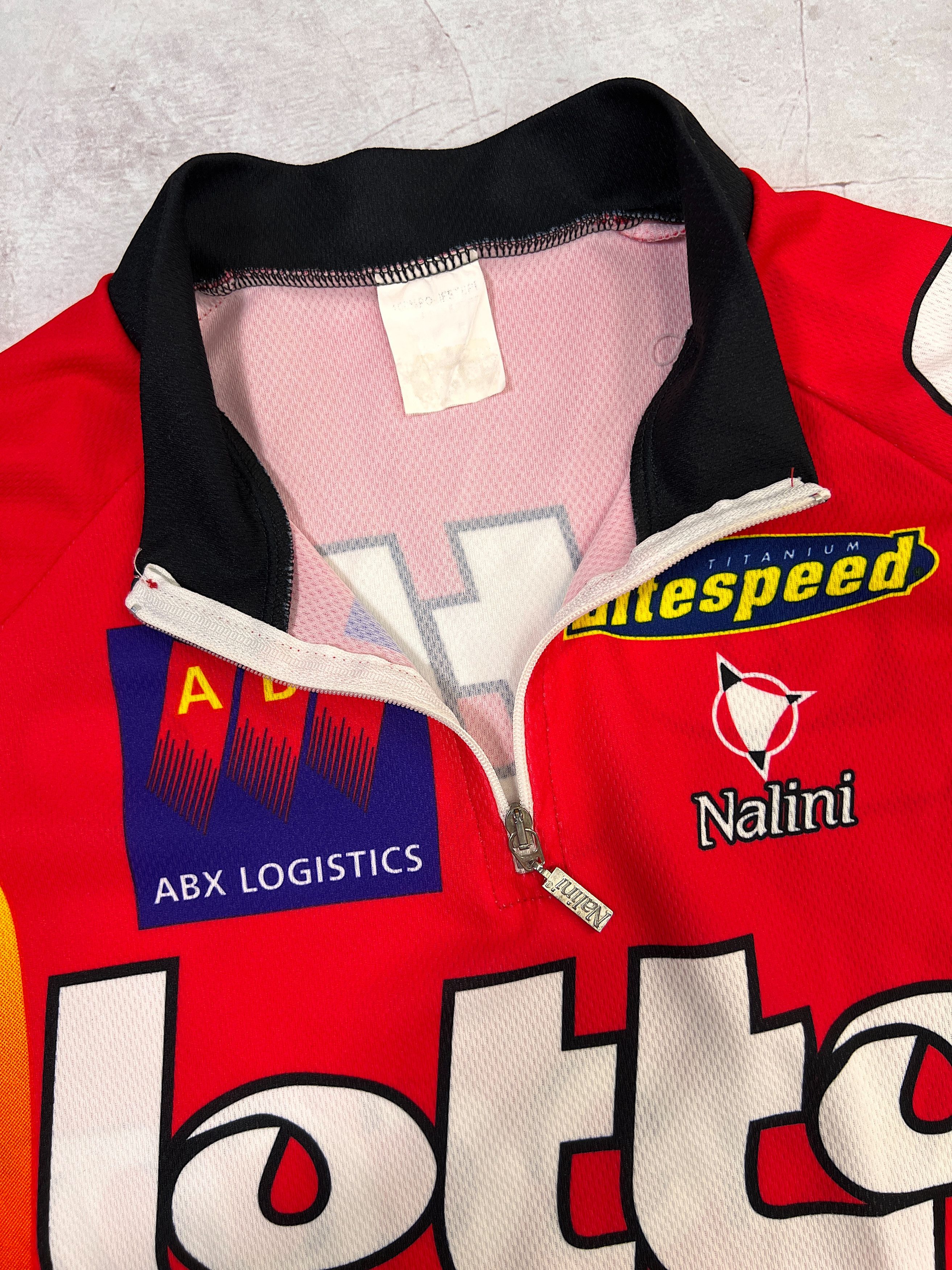 Sports Specialties × Vintage Vintage Nalini Lotto ABX Cycling Jersey Adecco Size US M / EU 48-50 / 2 - 7 Thumbnail