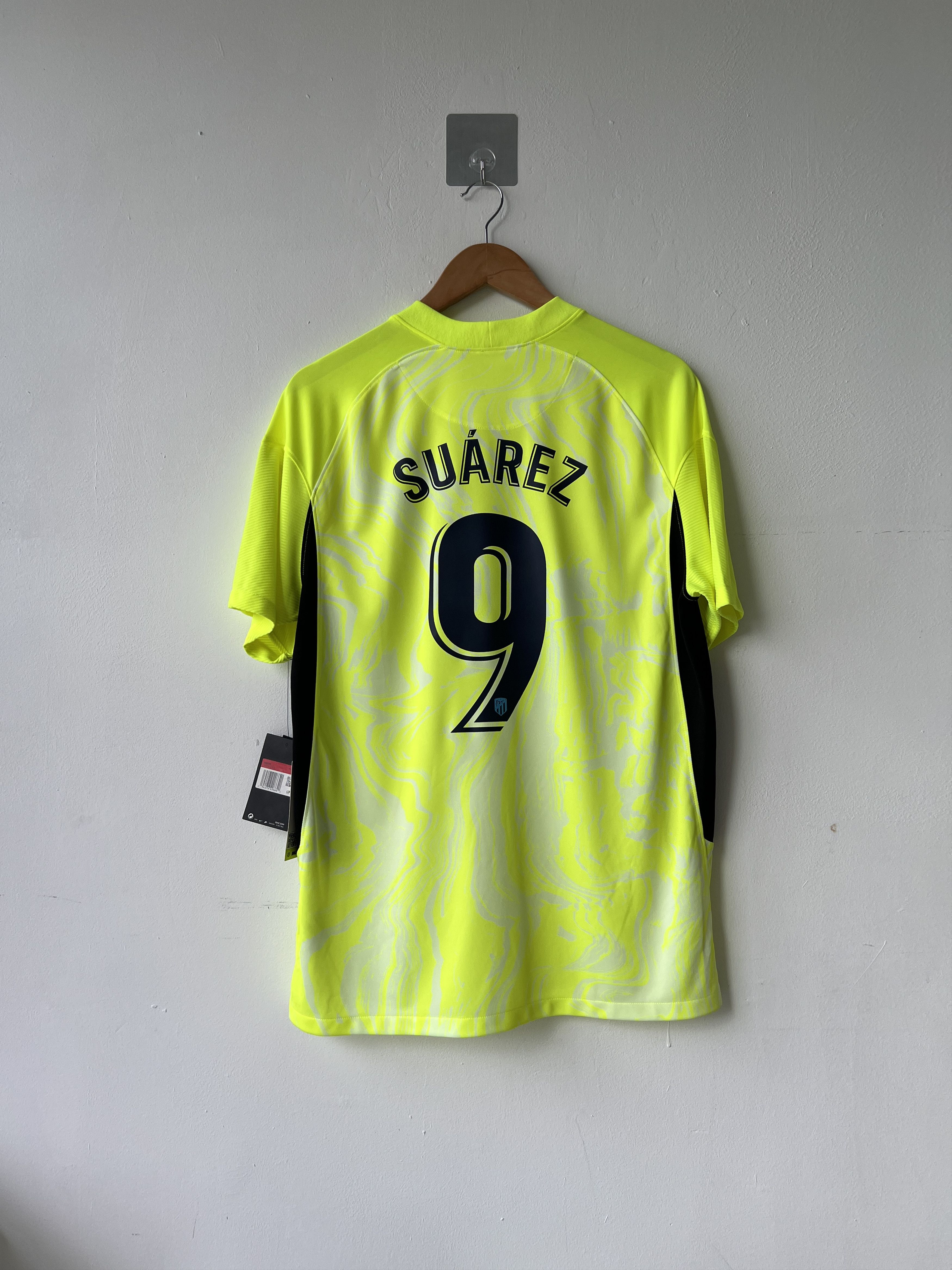 Nike (L) Atletico Madrid 2020-21 Third Shirt Suarez #9 (NEW) Kit Size US L / EU 52-54 / 3 - 1 Thumbnail