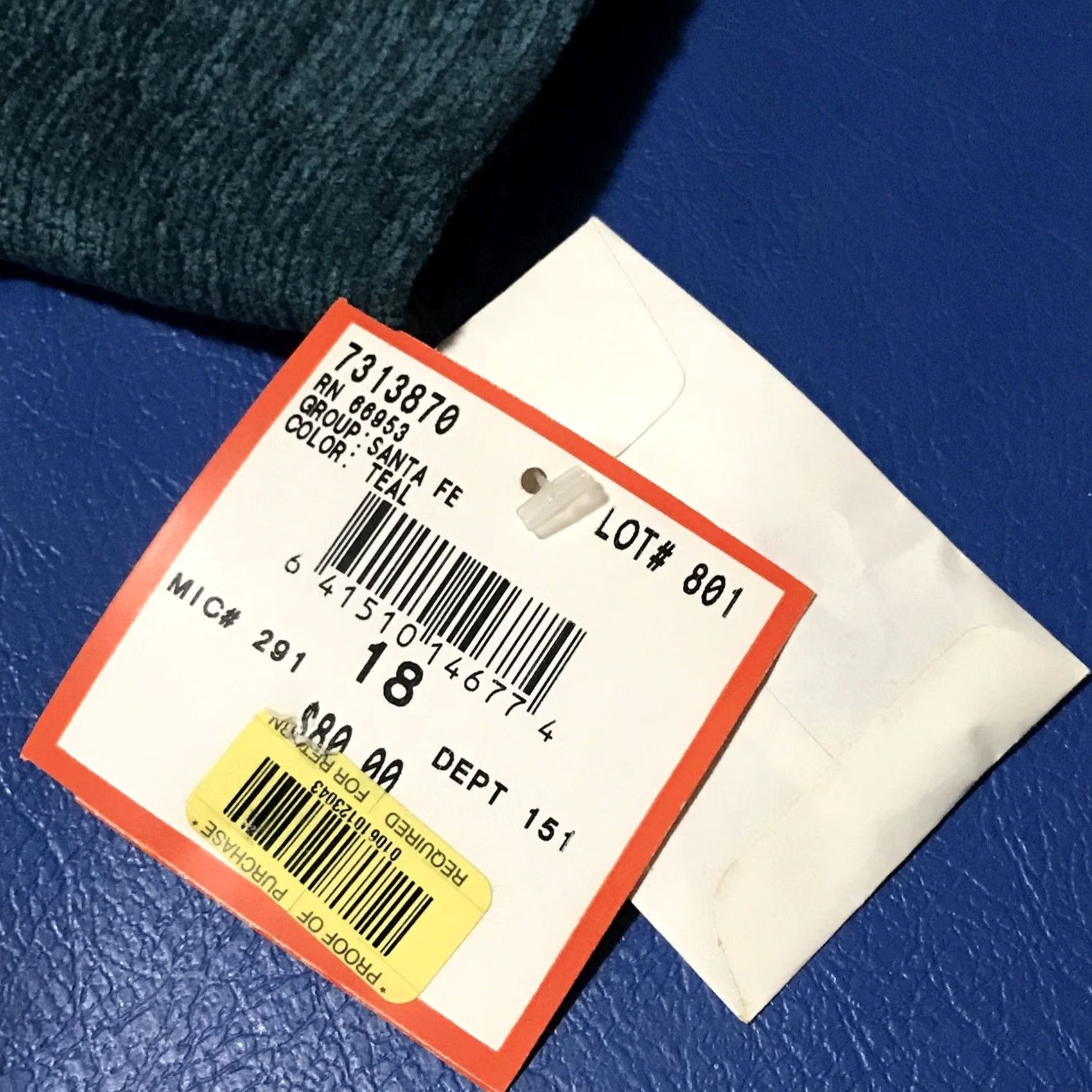 Vintage VINTAGE Blazer Women 18 Teal 90s NWT Joan Leslie Acylic Relaxed Buttoned Cardigan? Size XXL / US 16-18 / IT 52-54 - 3 Thumbnail