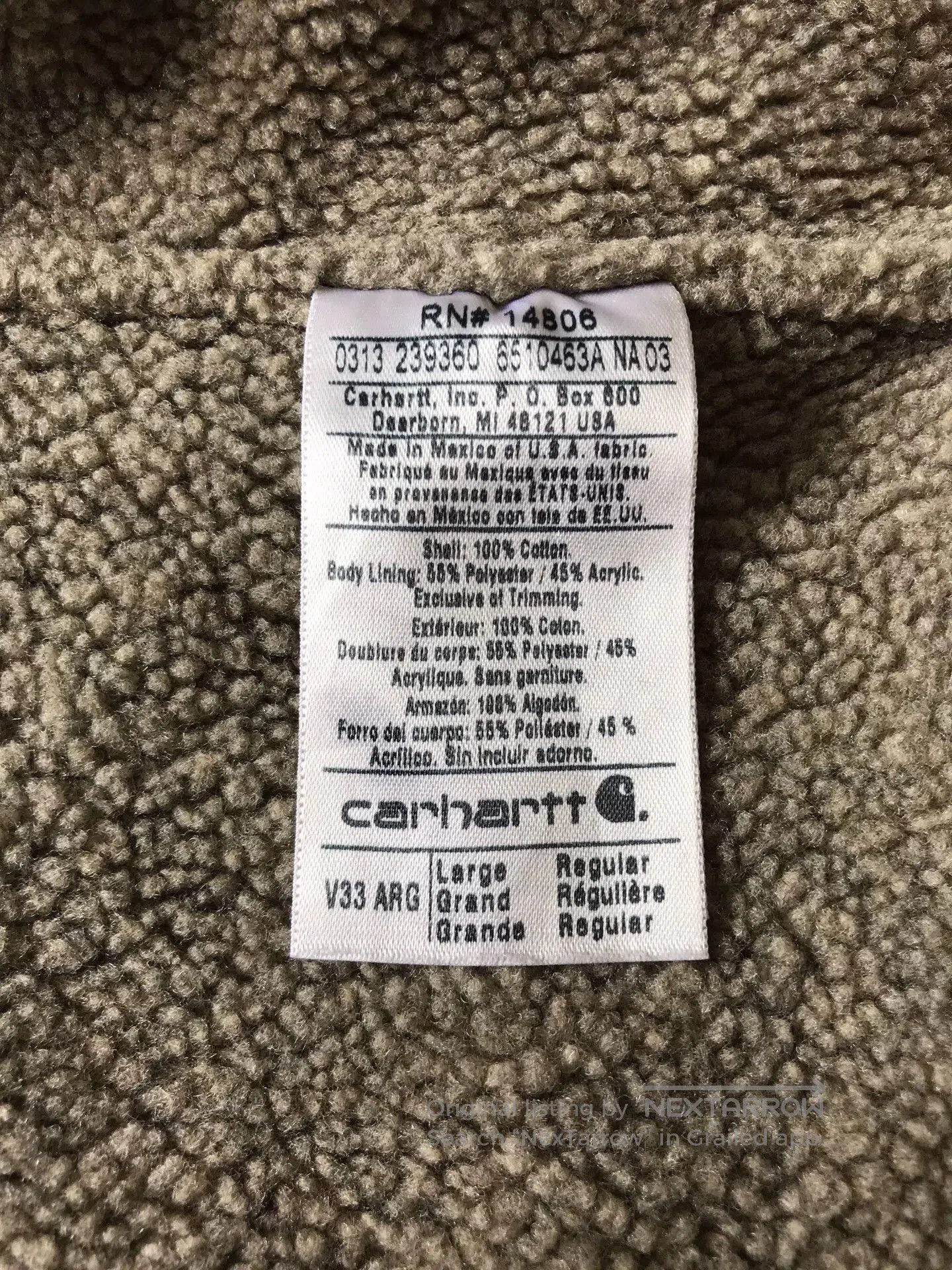 Carhartt Carhartt V33 ARG Work Vest. Size US L / EU 52-54 / 3 - 9 Thumbnail