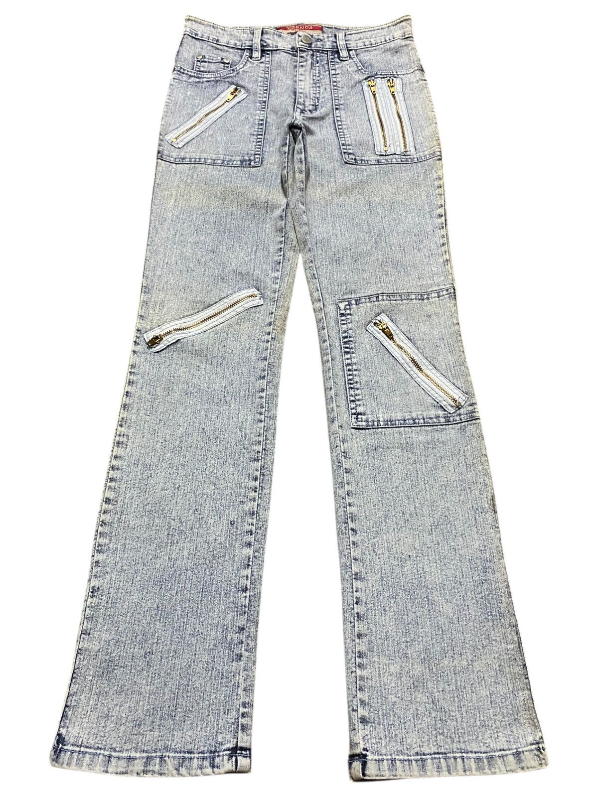 Japanese Brand Vintage Japanese Brand Brenda Zipper Skinny Jeans Size 26" / US 2 / IT 38 - 1 Thumbnail