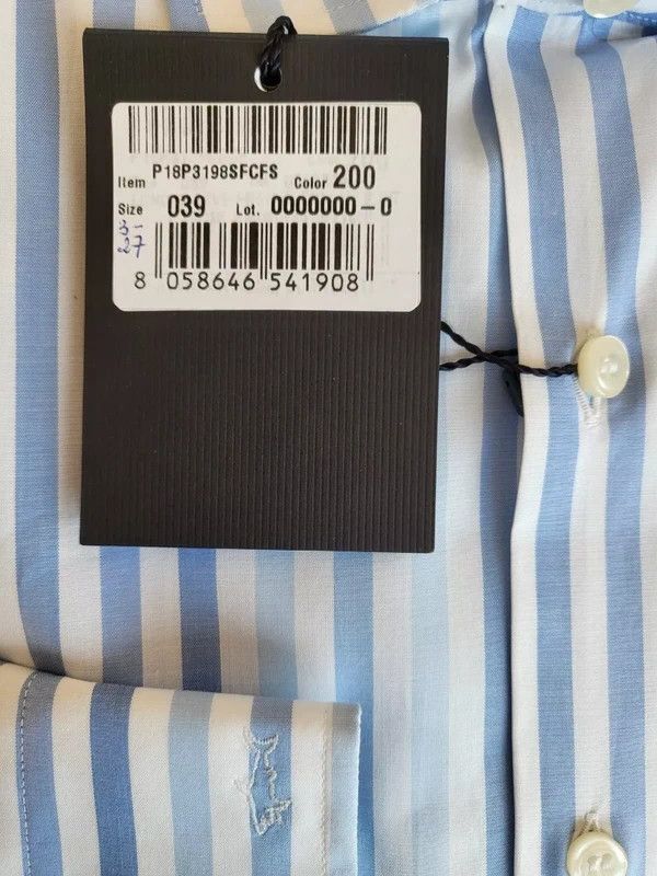 Paul & Shark RRP330€ PAUL&SHARK sz M SHIRTS STRIPED LONG SLEEVES NEW Size US M / EU 48-50 / 2 - 4 Thumbnail