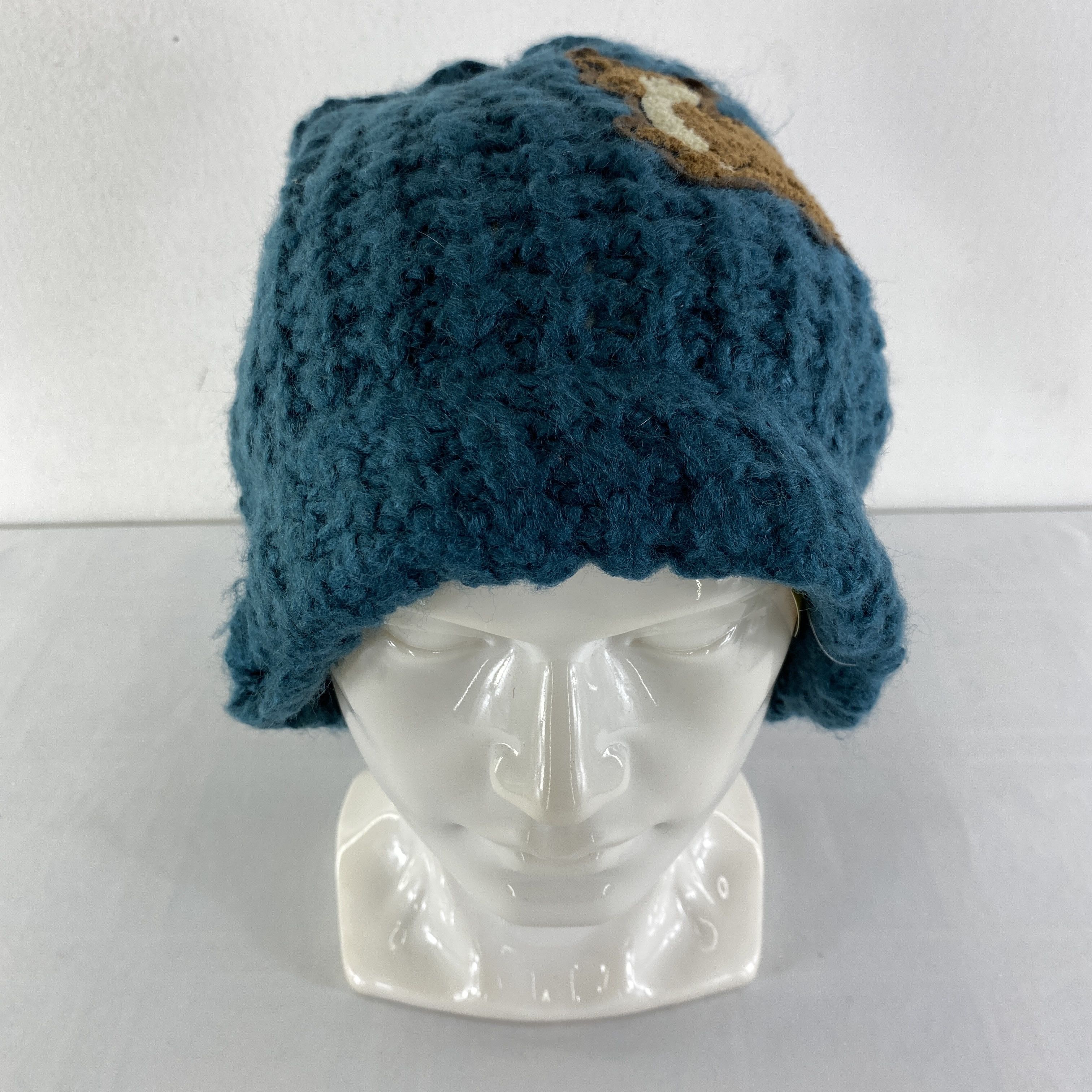 Japanese Brand Grace Deer Embroidery Snow Cap Hat Beanie -BN507 Size ONE SIZE - 2 Thumbnail