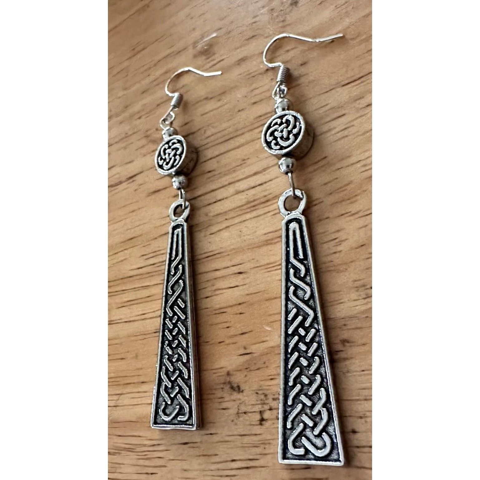 Handmade Celtic Knot Earrings Irish Jewelry St Patricks Day Parade Pa Size ONE SIZE - 5 Thumbnail