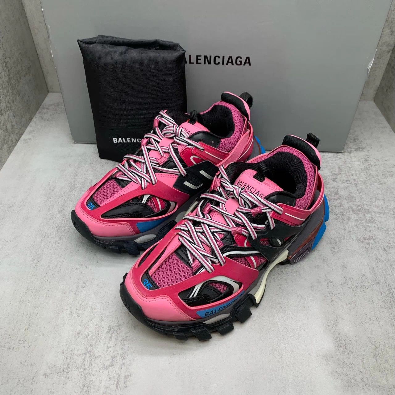 Balenciaga Balenciaga Track Pink 35 98 New Size US 4.5 / IT 34.5 - 1 Thumbnail