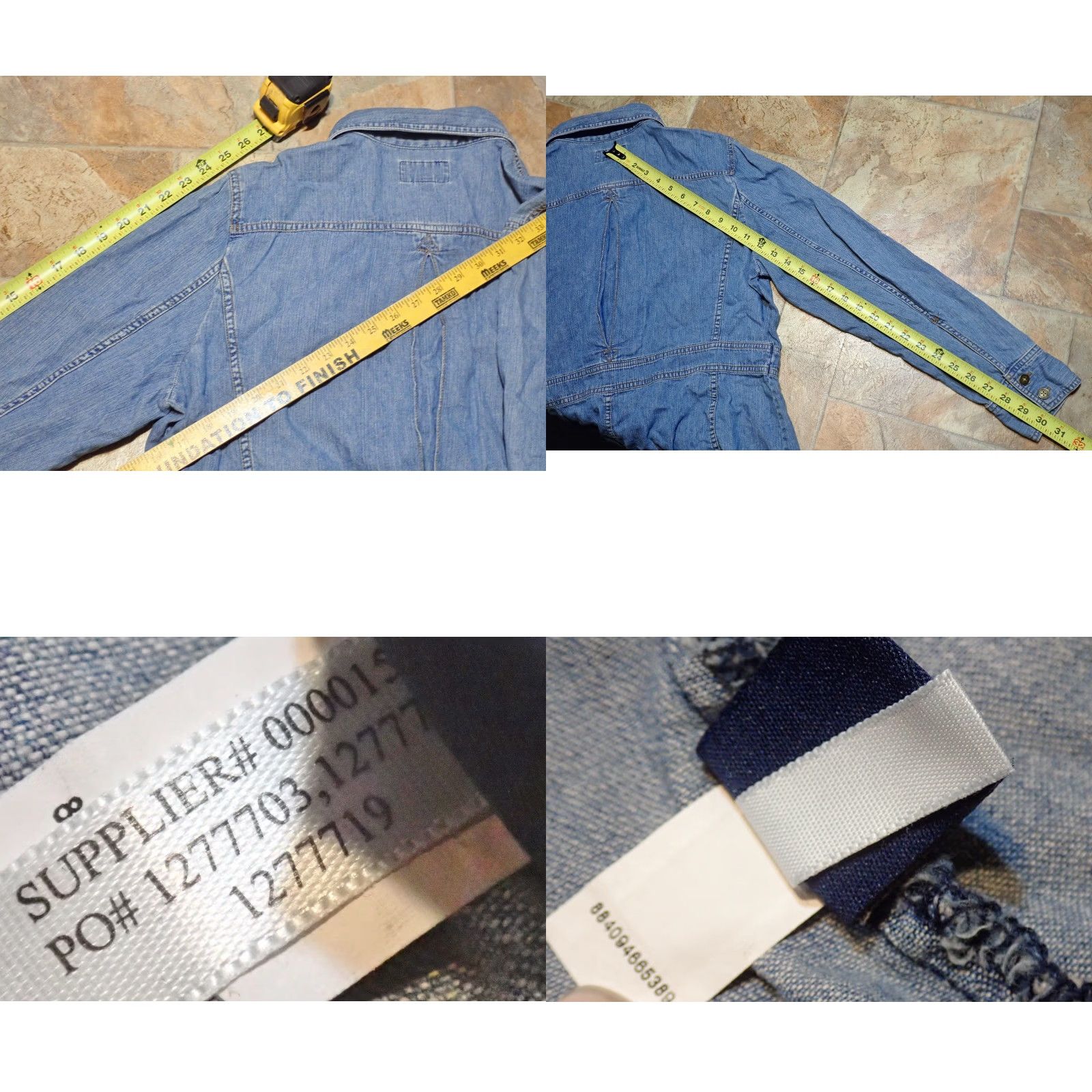Chaps VINTAGE Chaps Denim Jacket Shacket Women’s L Denim Basic Jacket 4-Pockets Blue Button Logo Buttons 90s Boho Retro Streetwear Size L / US 10 / IT 46 - 9 Thumbnail