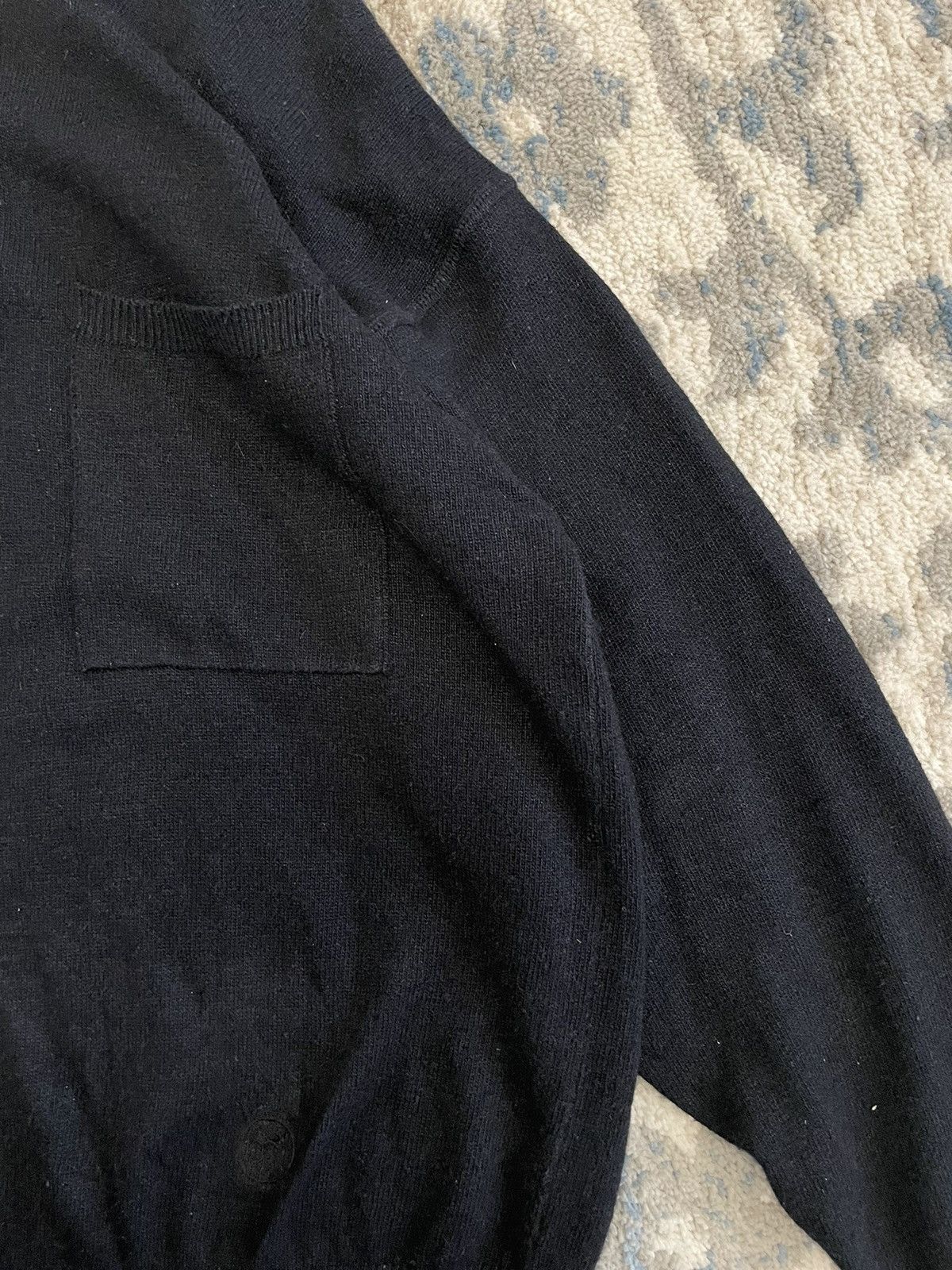 Vintage Vintage 80s 90s Knitted Black Polo Tommy Sweater Rugby Size US S / EU 44-46 / 1 - 5 Thumbnail