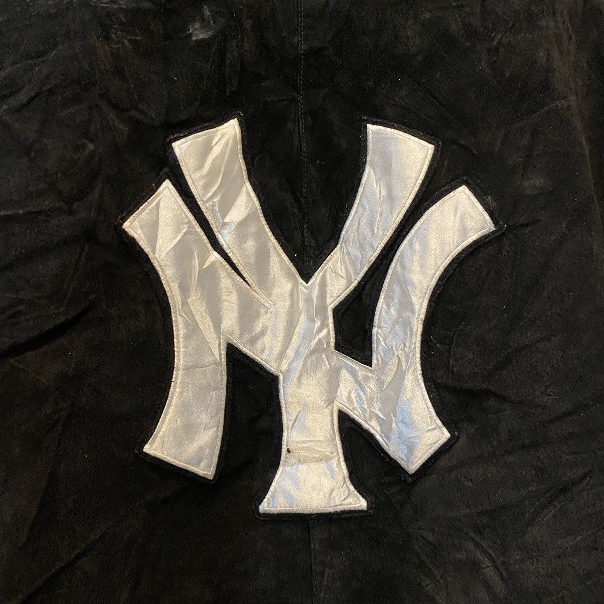 MLB × Vintage Vintage New York Yankees Leather Jacket by MLB Pig Skin Size US XL / EU 56 / 4 - 5 Thumbnail