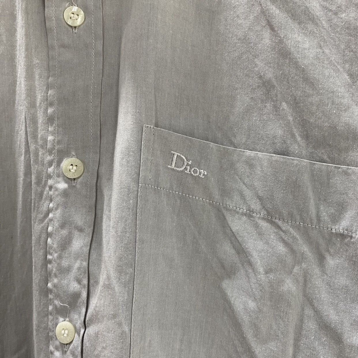 Christian Dior Monsieur Vintage Christian Dior Monsieur Striped Winchester Shirt Size US L / EU 52-54 / 3 - 5 Thumbnail