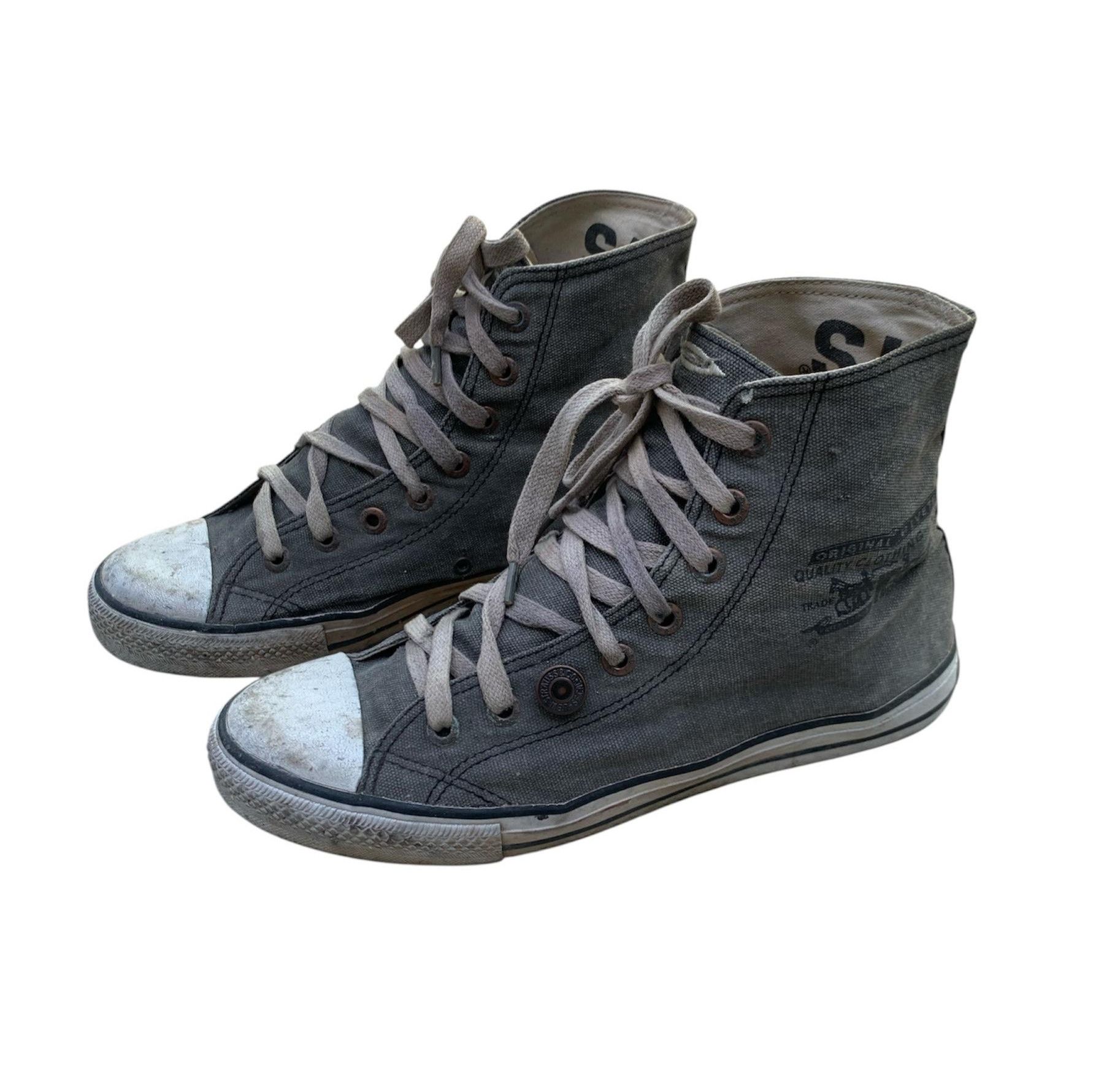 Levi's × Vintage Vintage Levi's Strauss Grey Top Trainers Size US 9 / EU 42 - 6 Thumbnail