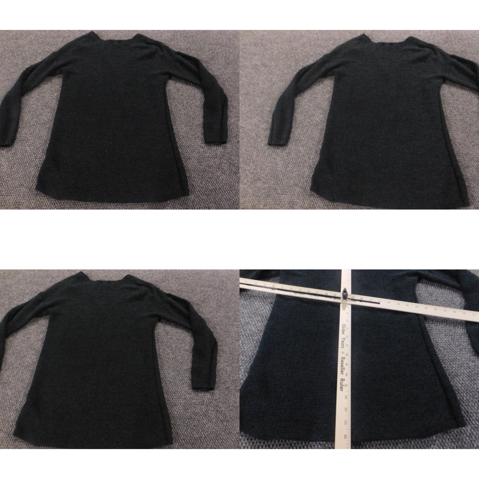 Old Navy Old Navy Womens Sweater Small Green Pullover Crew Neck Knit Stretch Logo Raglan Sleeve Classic 100% Cotton Size S / US 4 / IT 40 - 8 Thumbnail