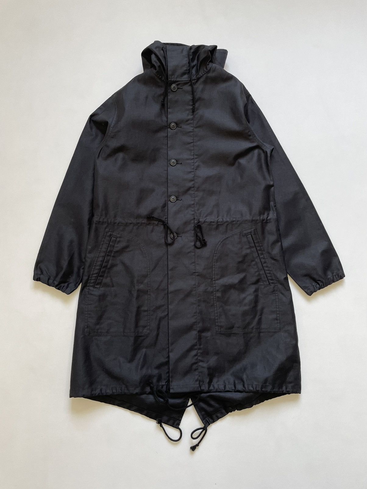Comme des Garcons S/S 12 Black Cotton Fish Tail Parka Size US L / EU 52-54 / 3 - 18 Thumbnail