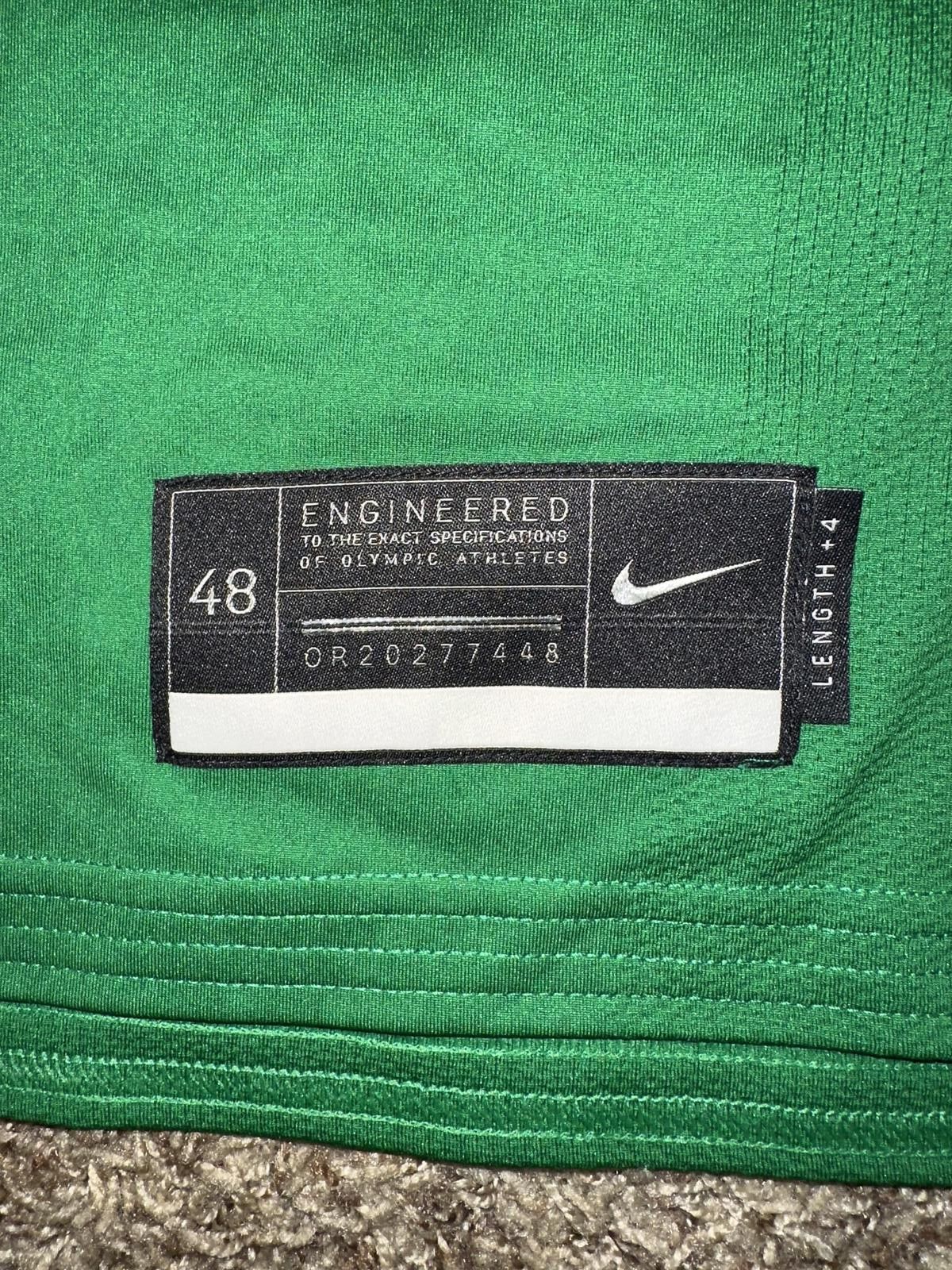 Nike Nike Men’s 2020 Olympic Basketball Green Team Issue White Jersey Size US L / EU 52-54 / 3 - 4 Thumbnail