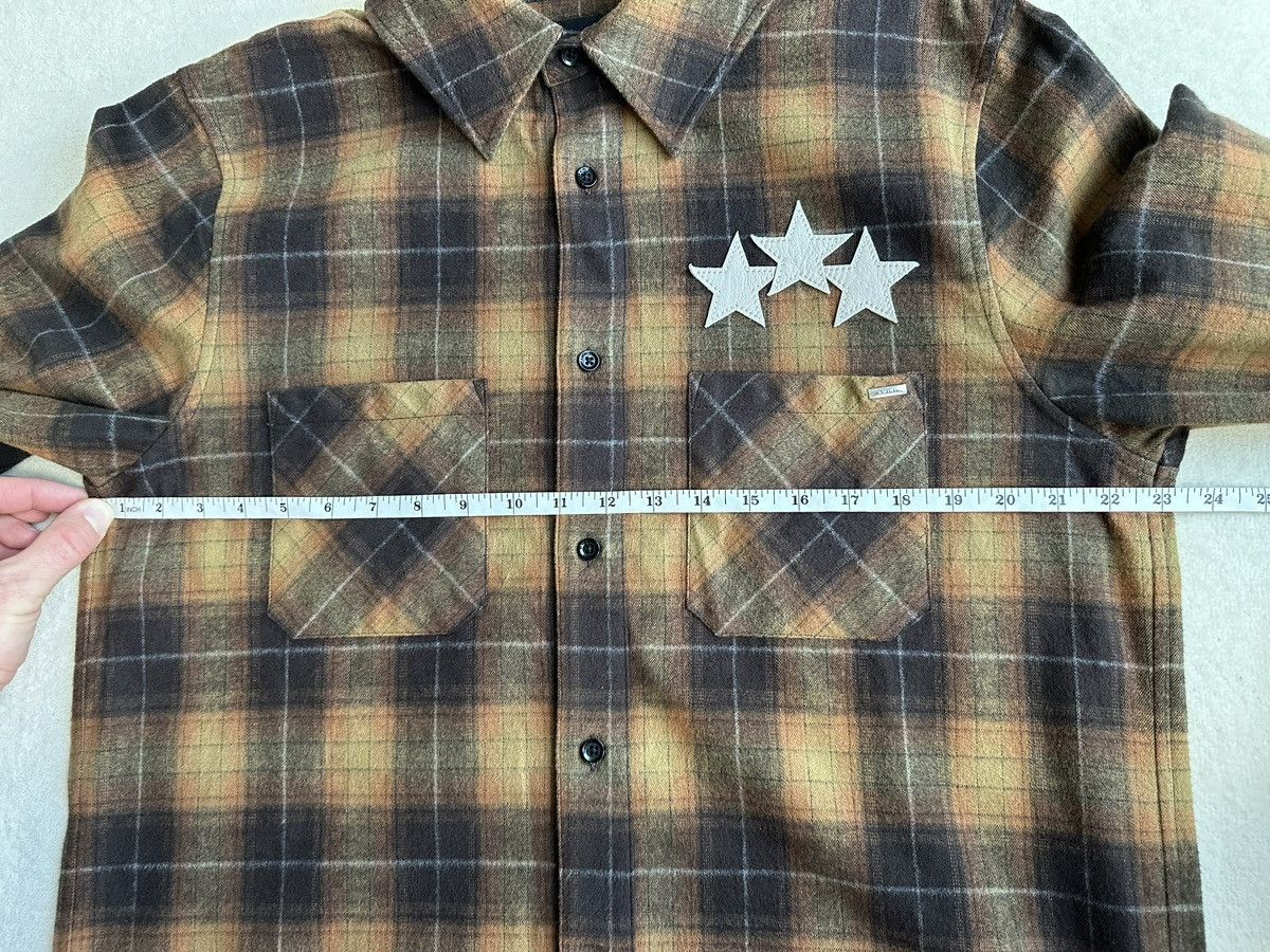 Amiri $890 Amiri leather star flannel shirt chai tea $890 🤑 Size US M / EU 48-50 / 2 - 8 Thumbnail