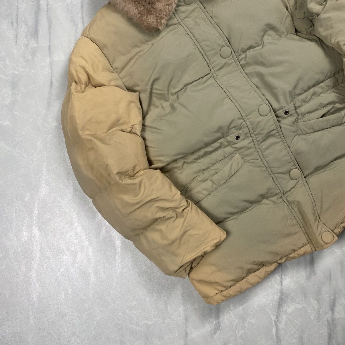 Hang Ten Hang Ten Sunfaded Puffer Fur Collar Jacket Size US S / EU 44-46 / 1 - 2 Thumbnail