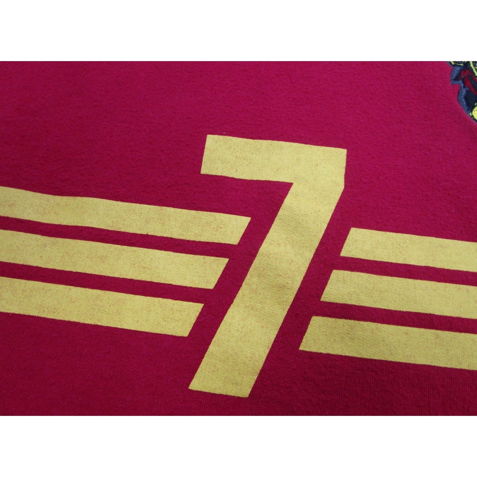 Vintage Harry Potter Gryffindor Hoodie Mens Large Red Gray Quidditch Number 7 Sweatshirt Size US L / EU 52-54 / 3 - 4 Thumbnail