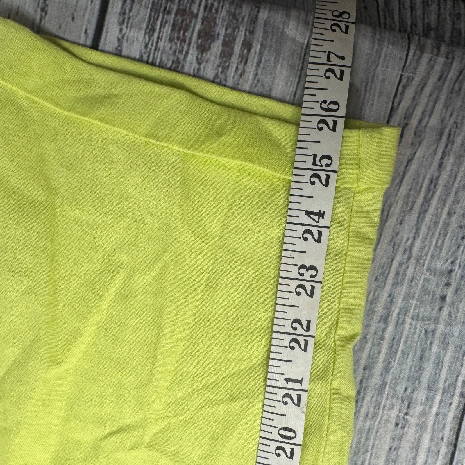 J.Crew J.Crew 18 Linen Cotton Pull-On Pants Neon Yellow Waist NWT Size 40" / US 18 - 5 Thumbnail