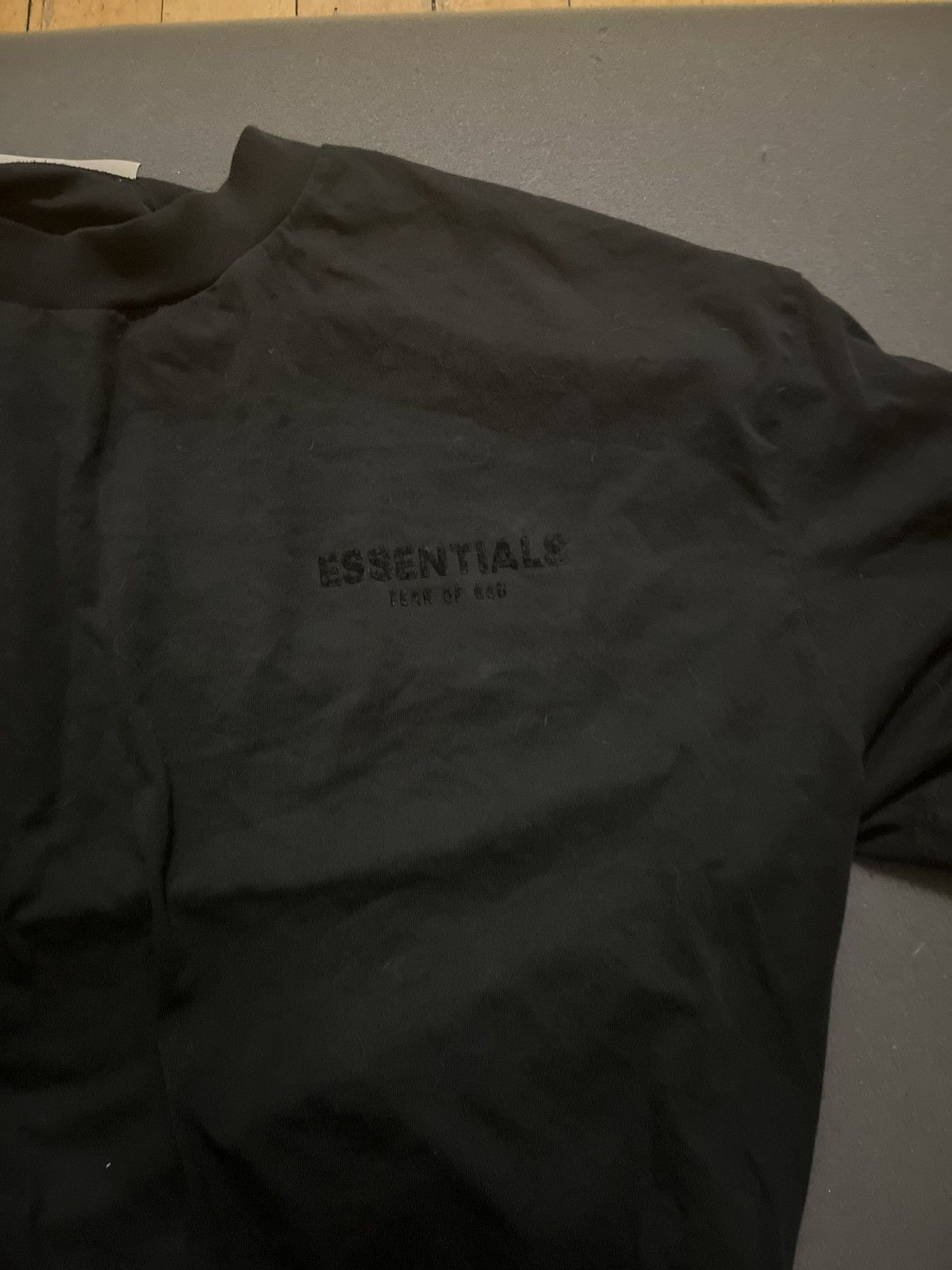 Essentials Essentials black cotton street wear tee Size US XL / EU 56 / 4 - 1 Thumbnail