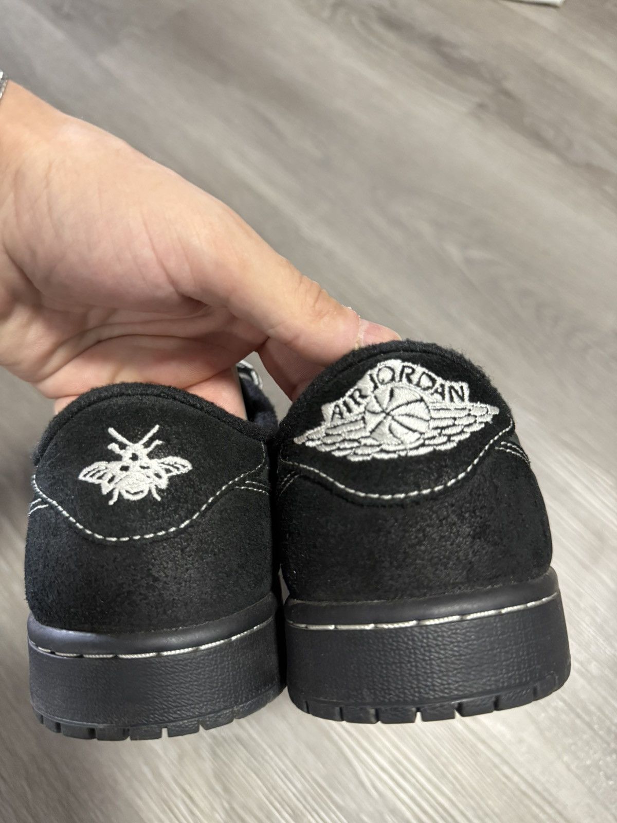 Nike × Travis Scott Travis Scott x Air Jordan 1 Retro Low OG SP 'Black Phantom' Size US 8.5 / EU 41-42 - 4 Thumbnail