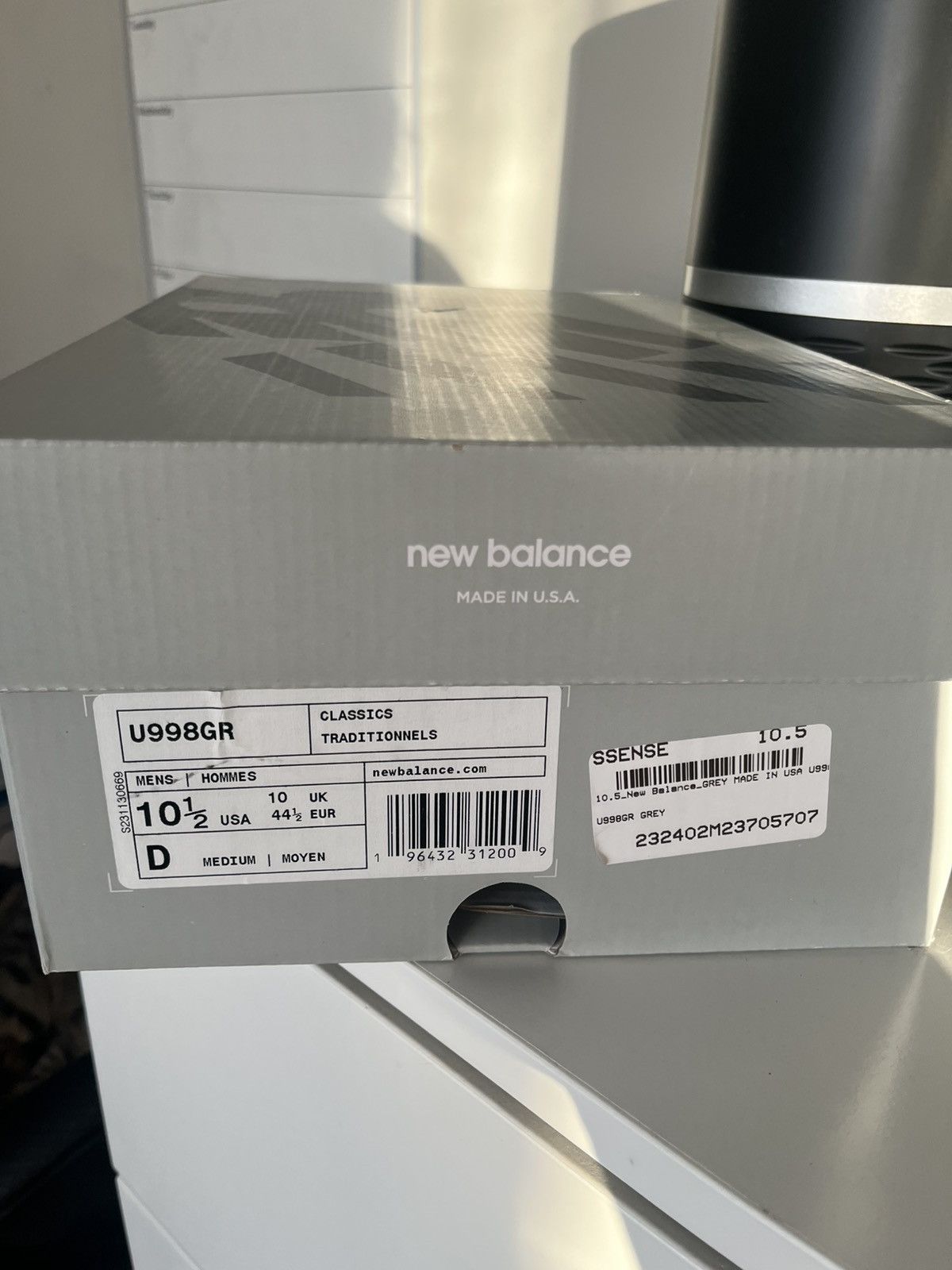 New Balance Made in USA 998 Core Size US 10.5 / EU 43-44 - 2 Thumbnail