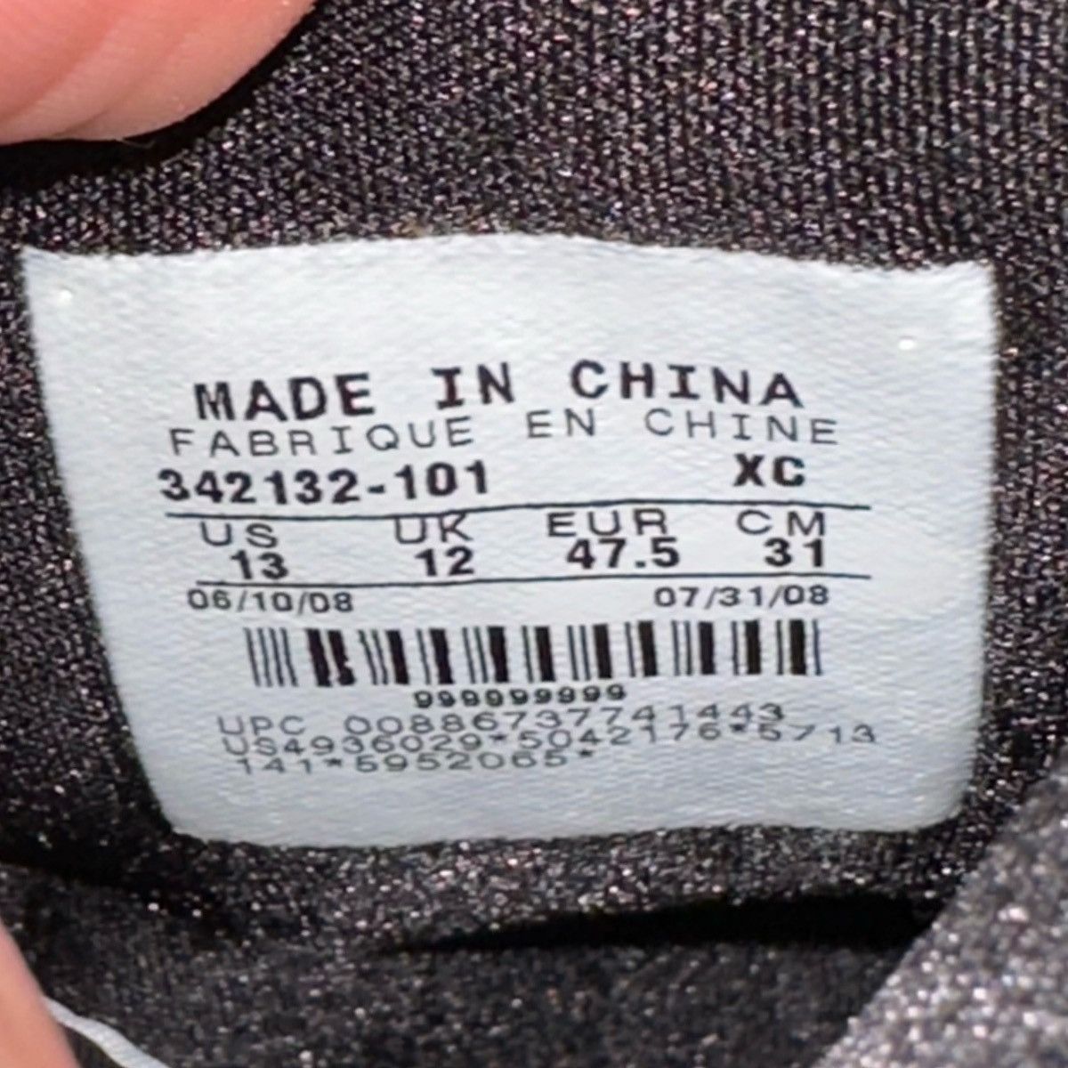 Jordan Brand × Nike Size 13 -Nike Air Jordan 1 High Strap White Black 342132-101 Size US 13 / EU 46 - 6 Thumbnail