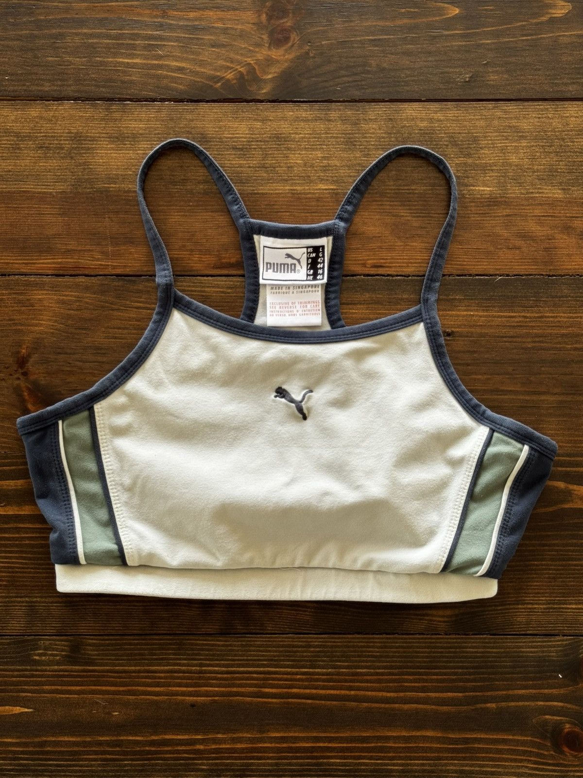 Vintage Puma 00s Glamour Sexy Crop Top - Unique