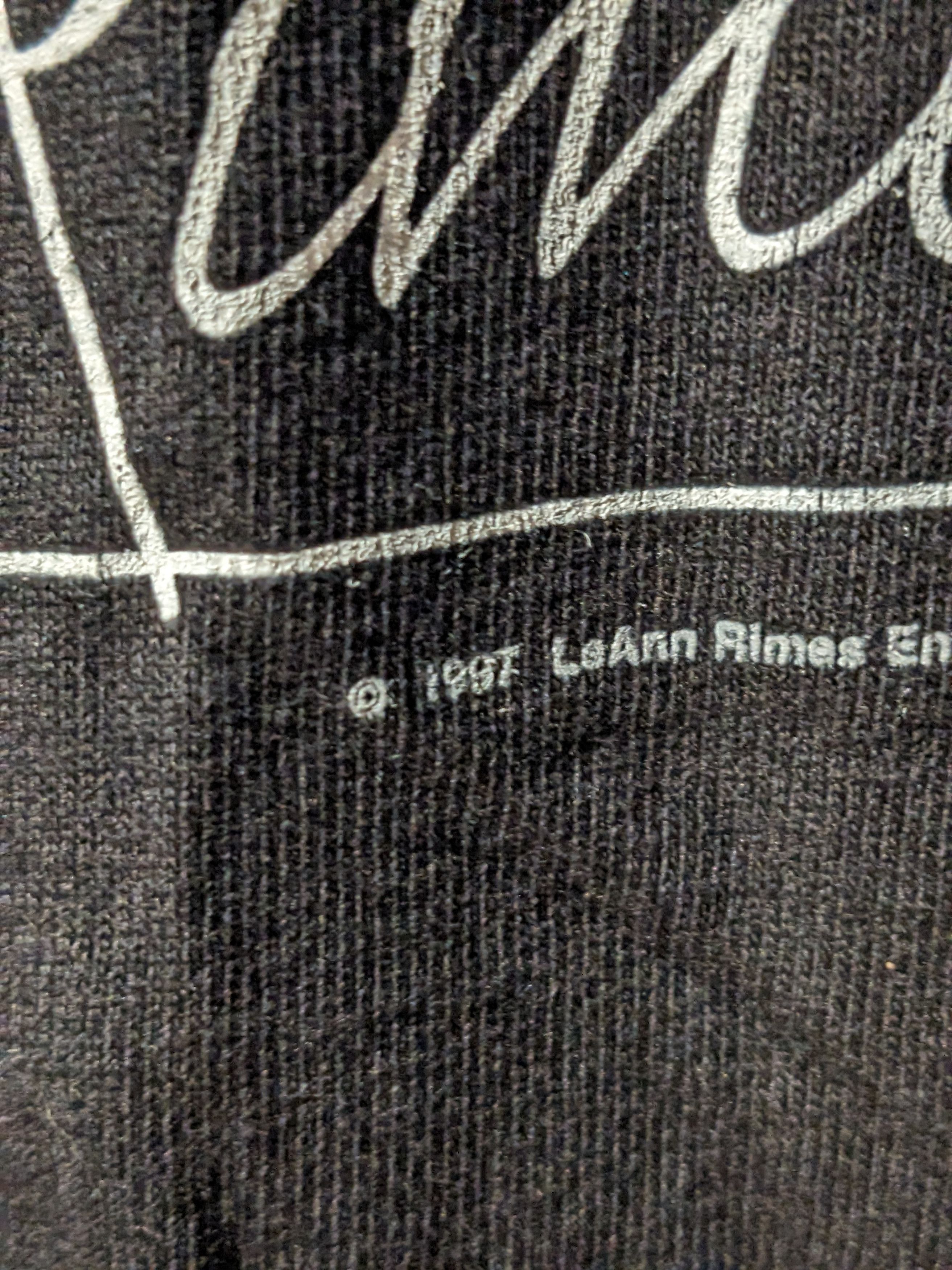 Band Tees × Vintage Vintage 1997 Leann Rimes Christian Rock Music T-Shirt Size US XL / EU 56 / 4 - 3 Thumbnail