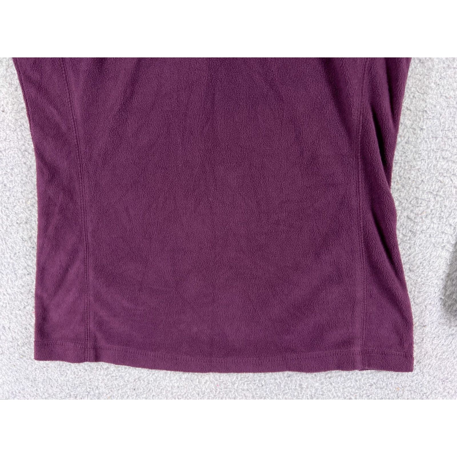 Vintage Columbia Women Sweater Mock Neck Full Zip Fleece Polyester Purple Size S / US 4 / IT 40 - 5 Thumbnail