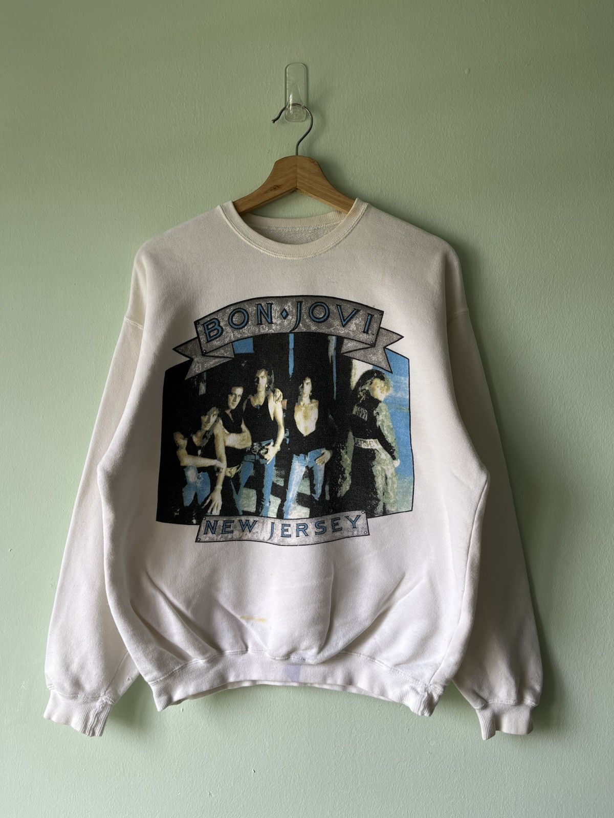 Band Tees × Vintage Vintage Bon Jovi Tour Sweatshirt Size US M / EU 48-50 / 2 - 2 Thumbnail