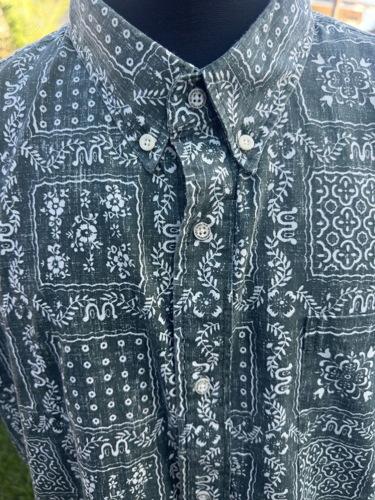 Reyn Spooner Reyn Spooner Tailored Fit Green Hawaiian Print Men's XXL Size US XXL / EU 58 / 5 - 3 Thumbnail