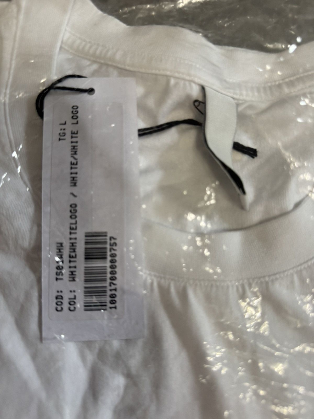 MAINS Mains London White Blue Logo Tee Size US L / EU 52-54 / 3 - 3 Thumbnail