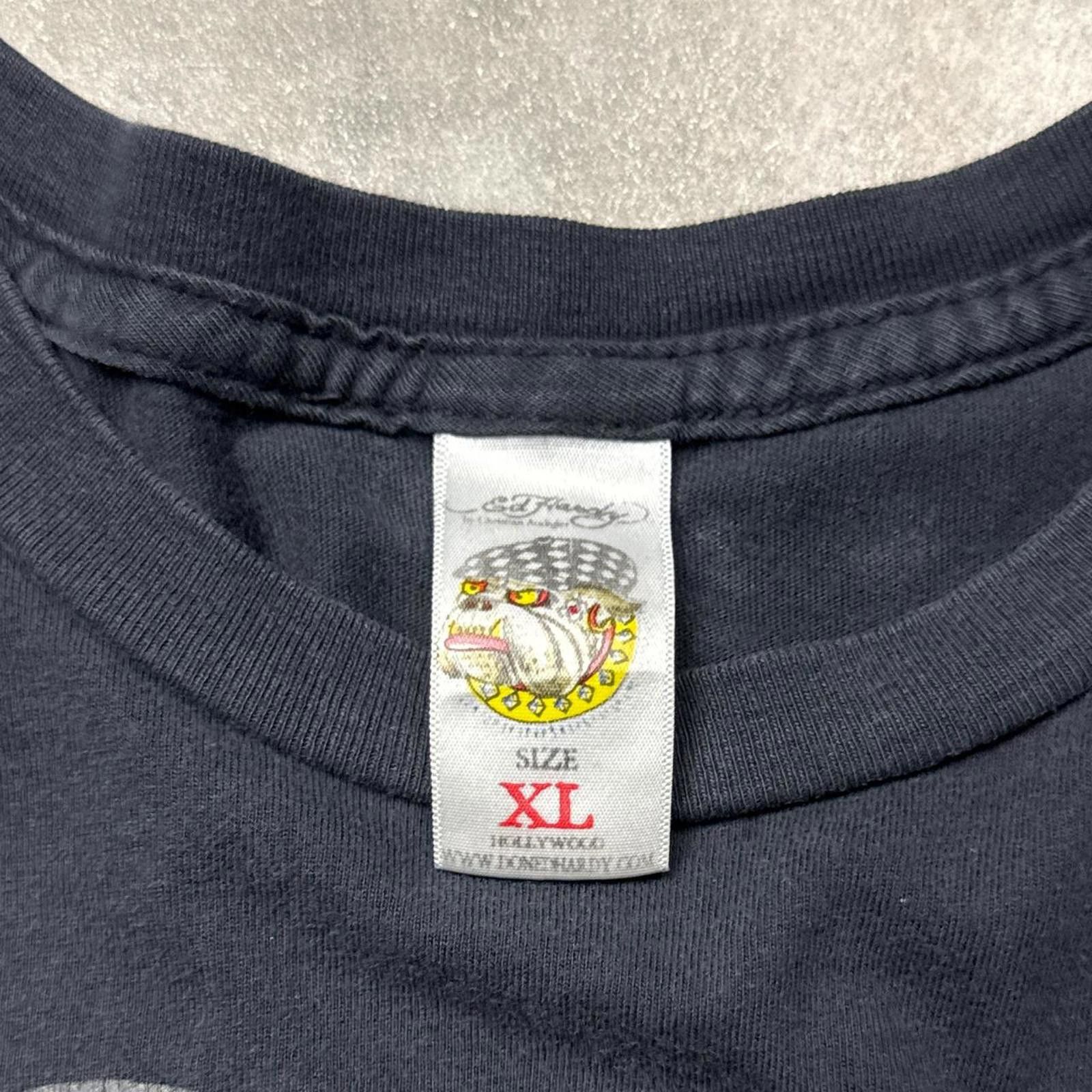 Ed Hardy Ed Hardy Vintage Long Sleeve Multiple Y2k Graphic T-Shirt Size US XL / EU 56 / 4 - 5 Thumbnail