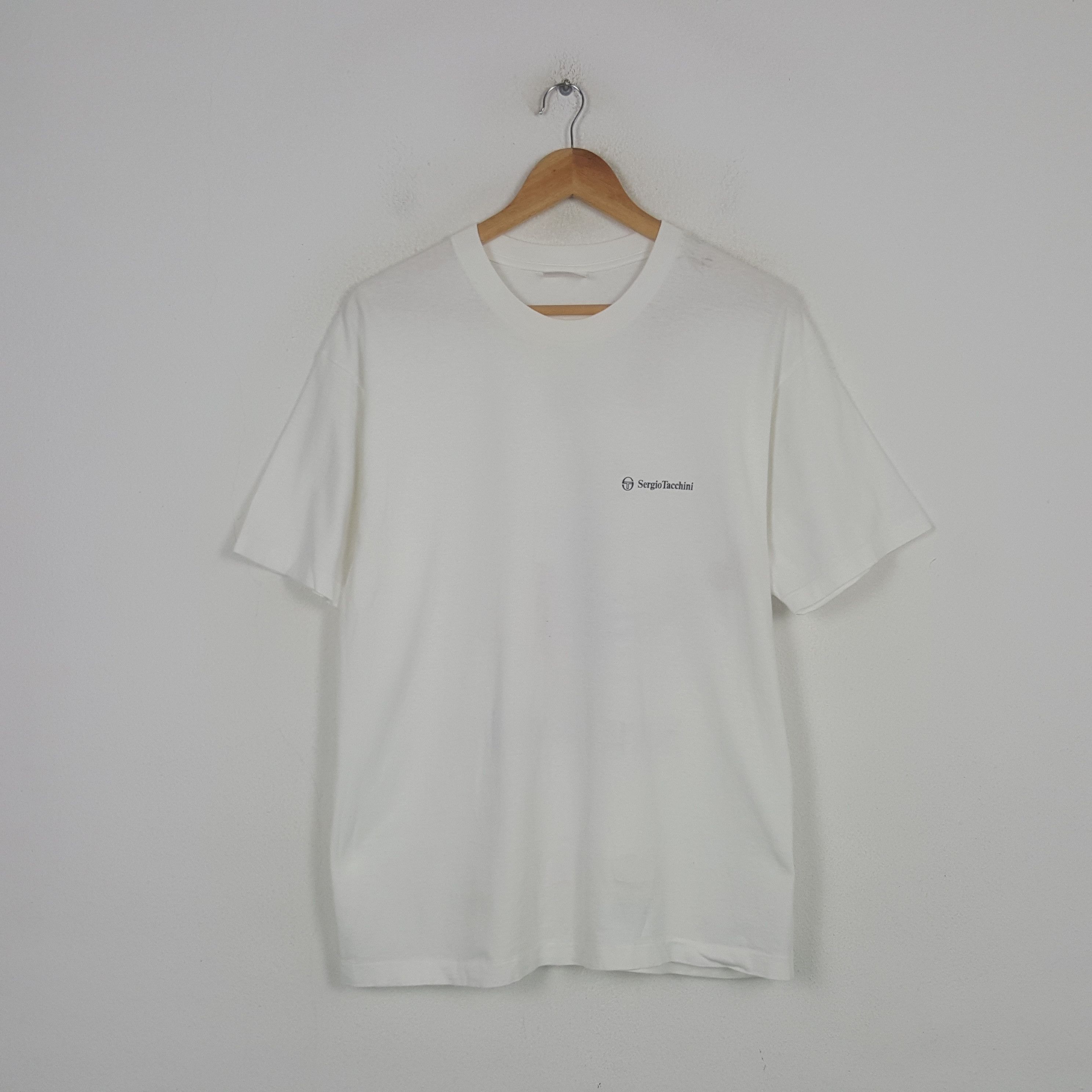 Sergio Tacchini Vintage Sergio Tachini Sport Style Tshirt C301N12 Size US L / EU 52-54 / 3 - 3 Thumbnail
