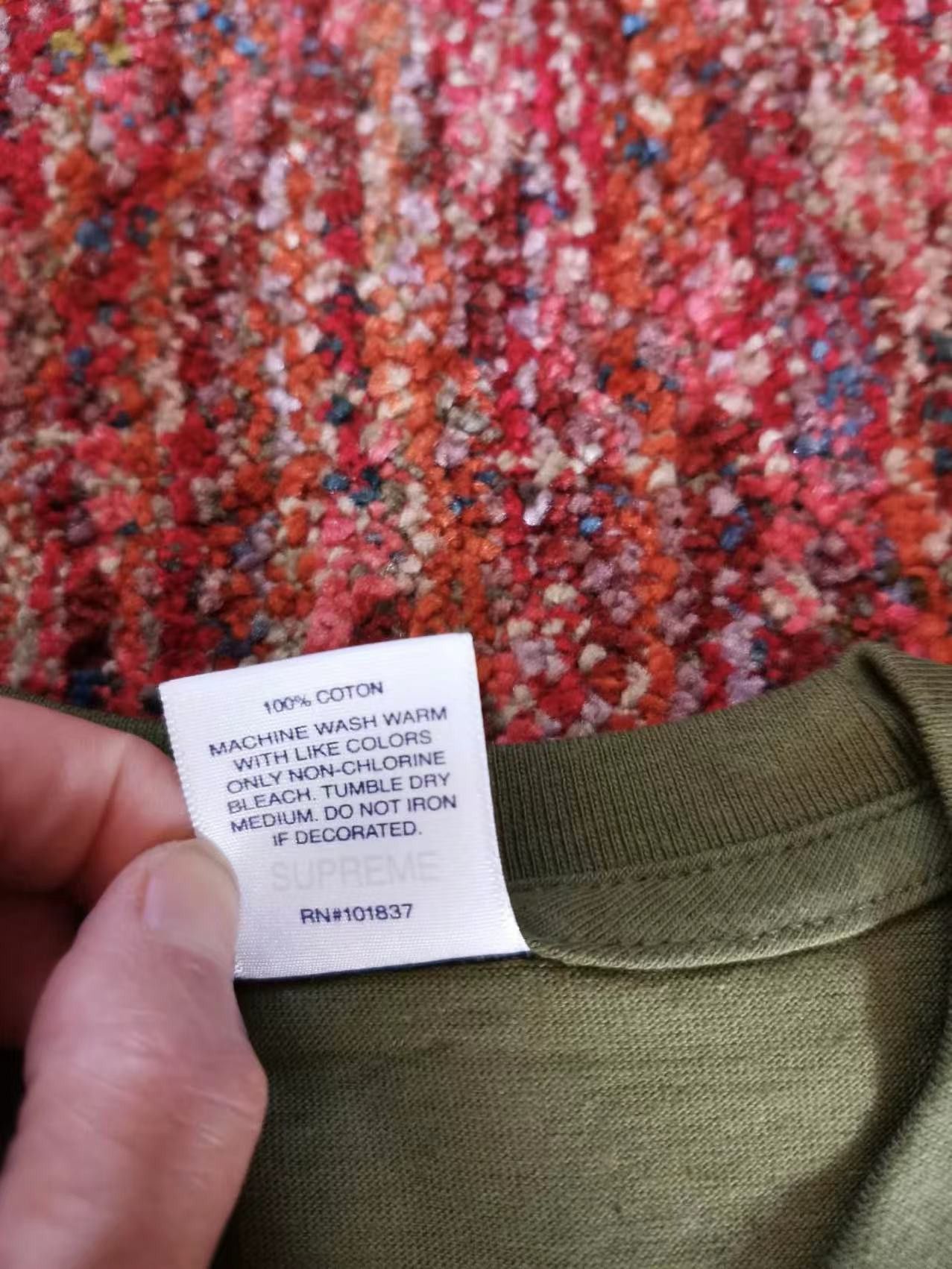 Supreme NEVER WORN* Supreme FW18 Bottle Cap Tee Olive Size US M / EU 48-50 / 2 - 5 Thumbnail