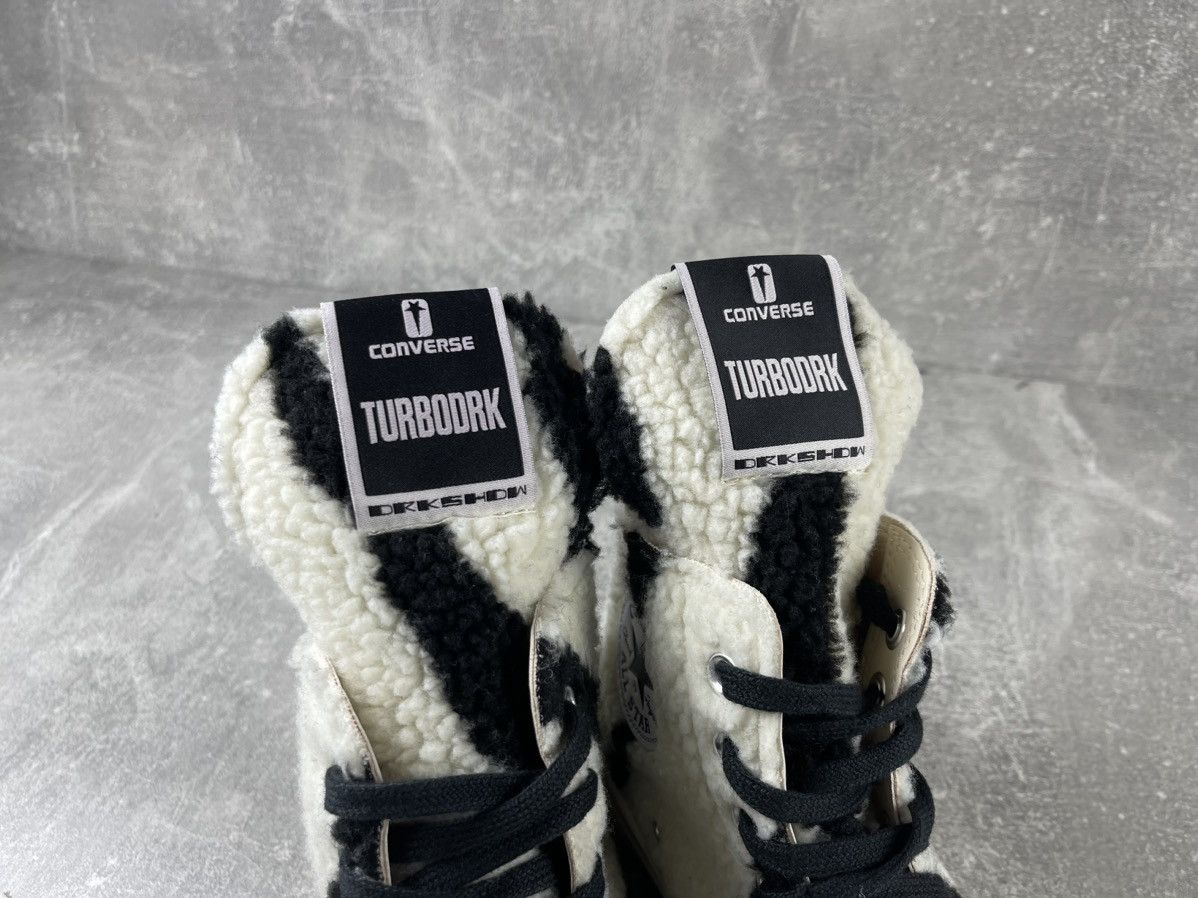 Converse Converse x DRKSHDW TURBODRK Chuck 70 Shearling Teddy Pearl Size US 7 / EU 40 - 4 Thumbnail