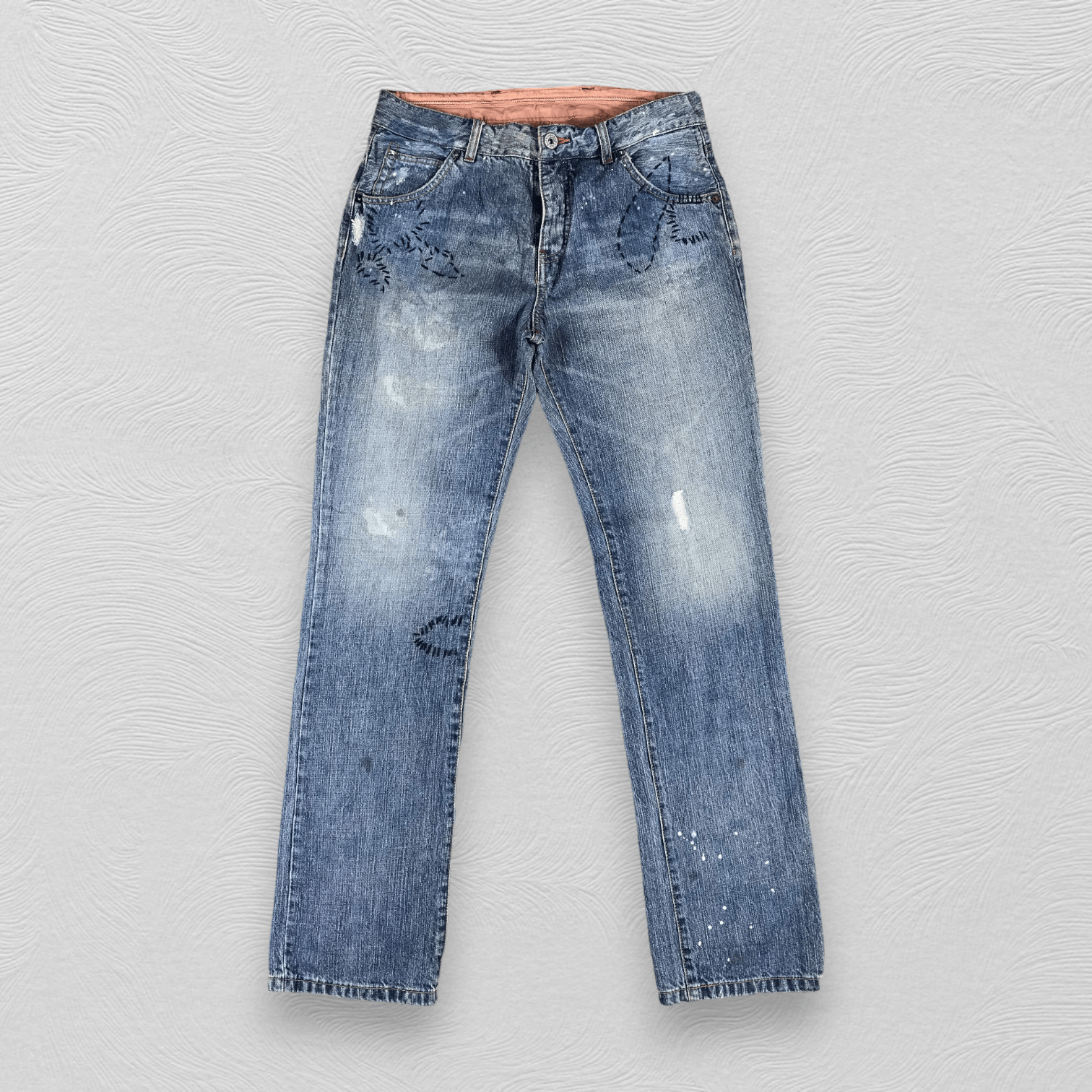 Japanese Brand Red Wing Jeans Faded Blue Denim KJ1248 Size US 32 / EU 48 - 1 Thumbnail