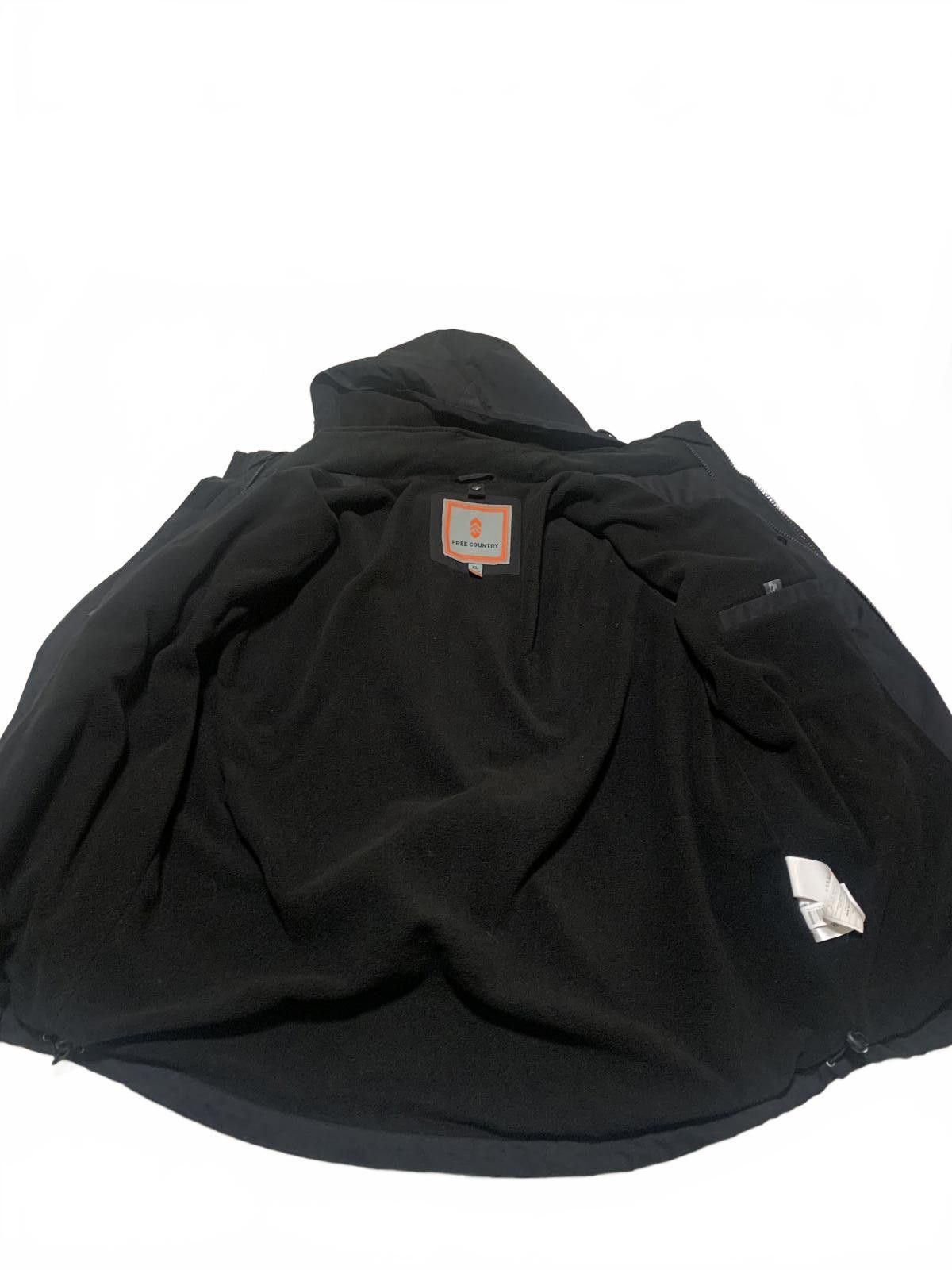 Free Country Free Country Men's XL Black Utility Hooded Jacket Coat Size US XL / EU 56 / 4 - 1 Thumbnail