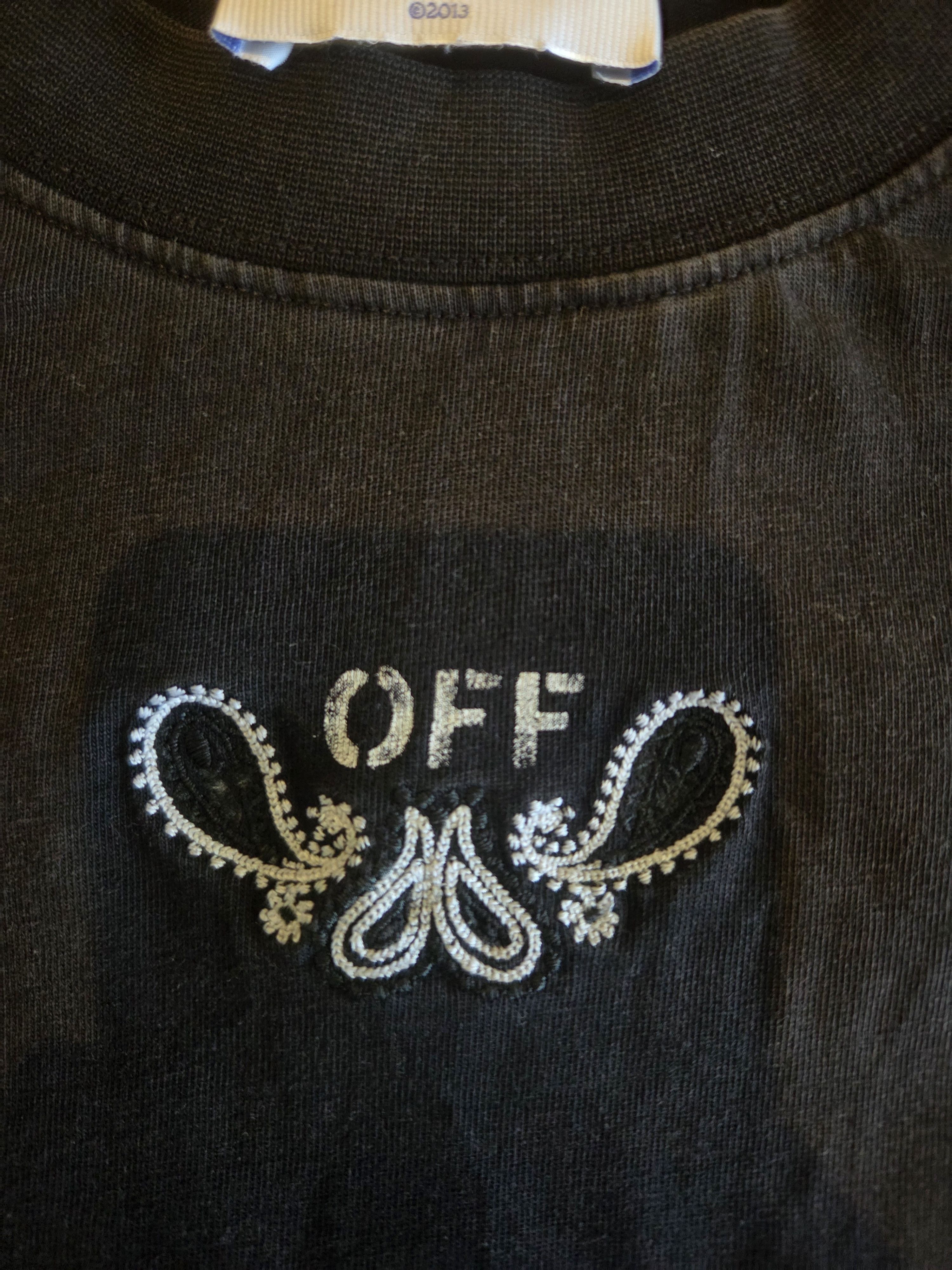 Off-White Off-White Bandana T-shirt (2013 Collection) Size US L / EU 52-54 / 3 - 3 Thumbnail