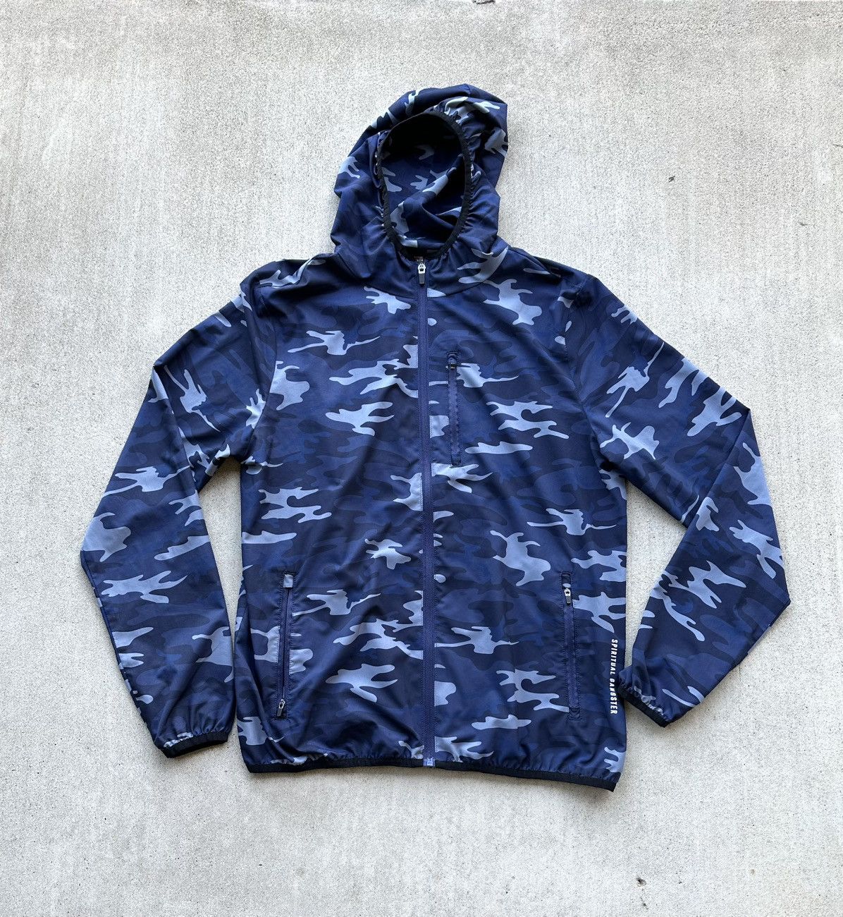 Spiritual Gangster Activewear Camo Hoodie Men Size Medium