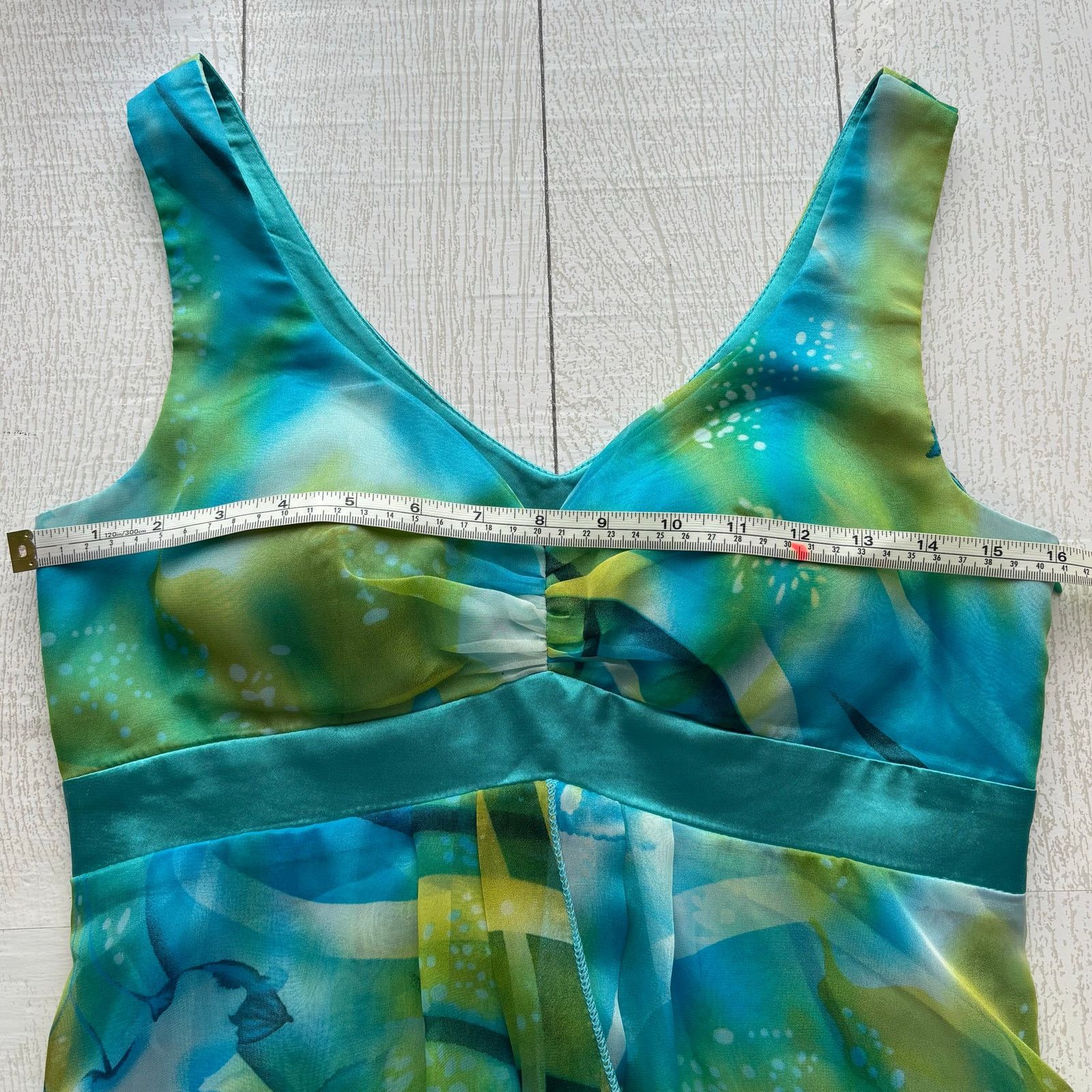 Other Ever-Pretty Watercolor Handkerchief Hem Dress Size 6 Size M / US 6-8 / IT 42-44 - 6 Thumbnail